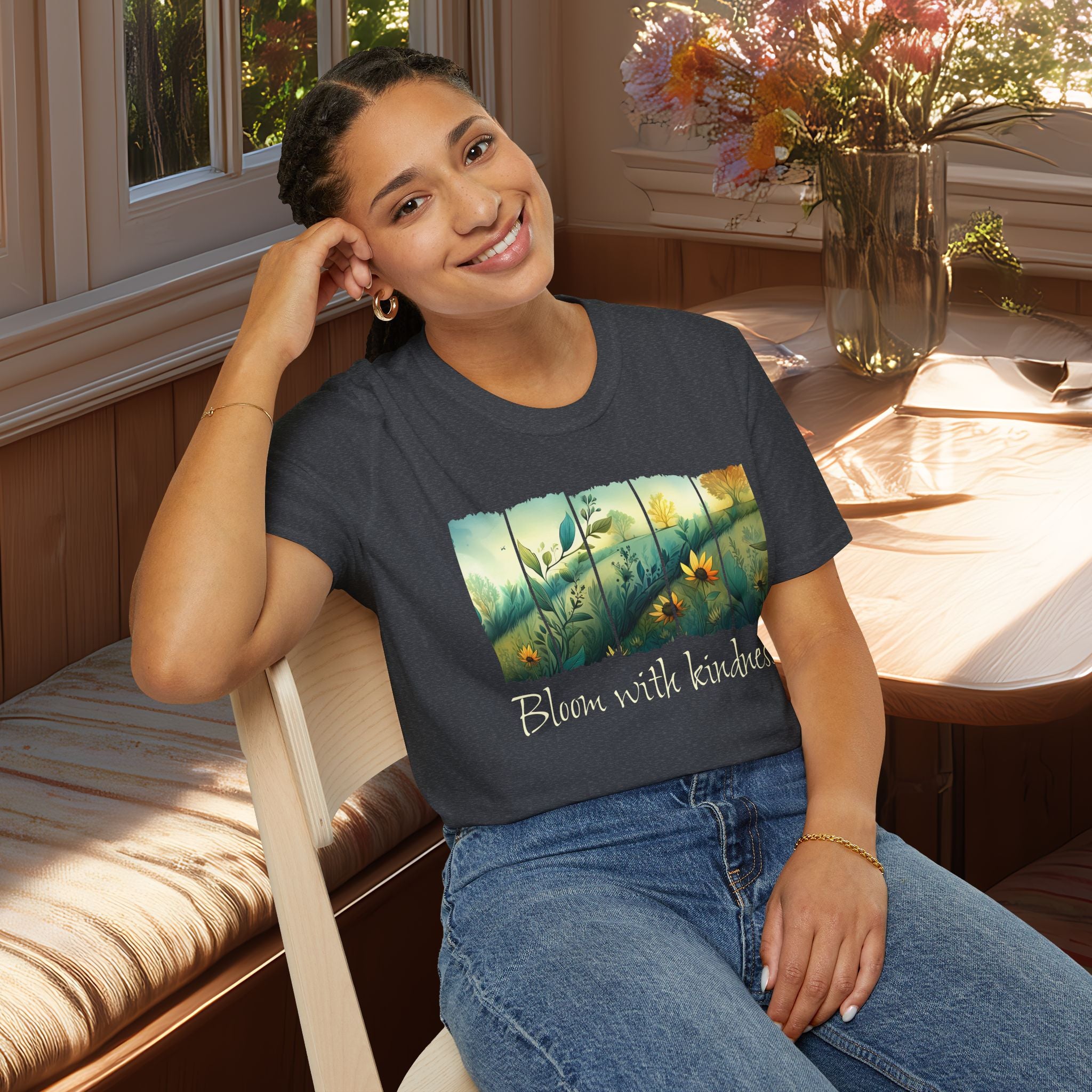 Bloom with Kindness T-Shirt for Gardeners
