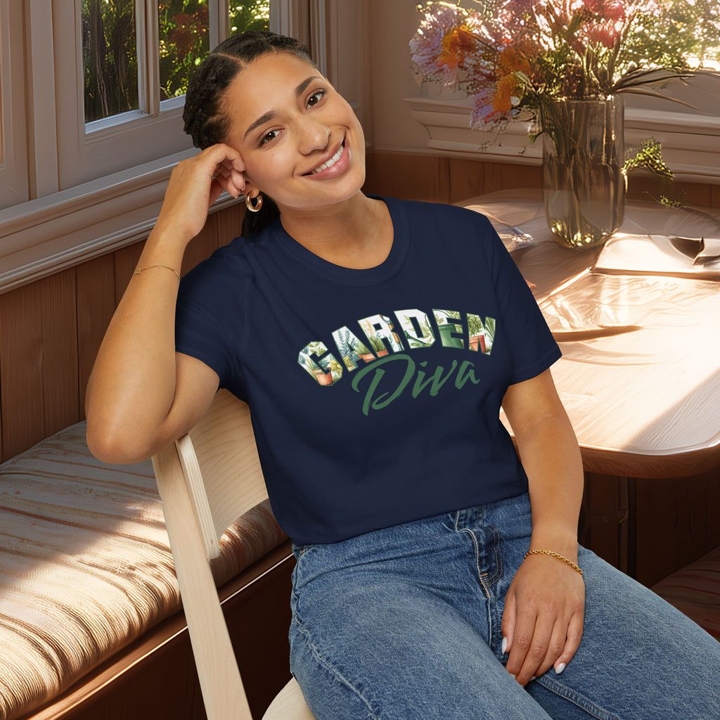 Garden Diva T-Shirt for Plant Lovers and Gardeners