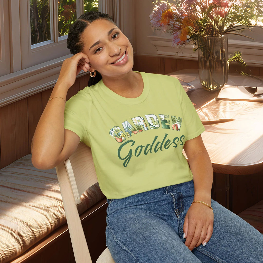 Garden Goddess T-Shirt for Plant Lovers