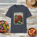 Bee Balm Vintage Seed Packet T-Shirt