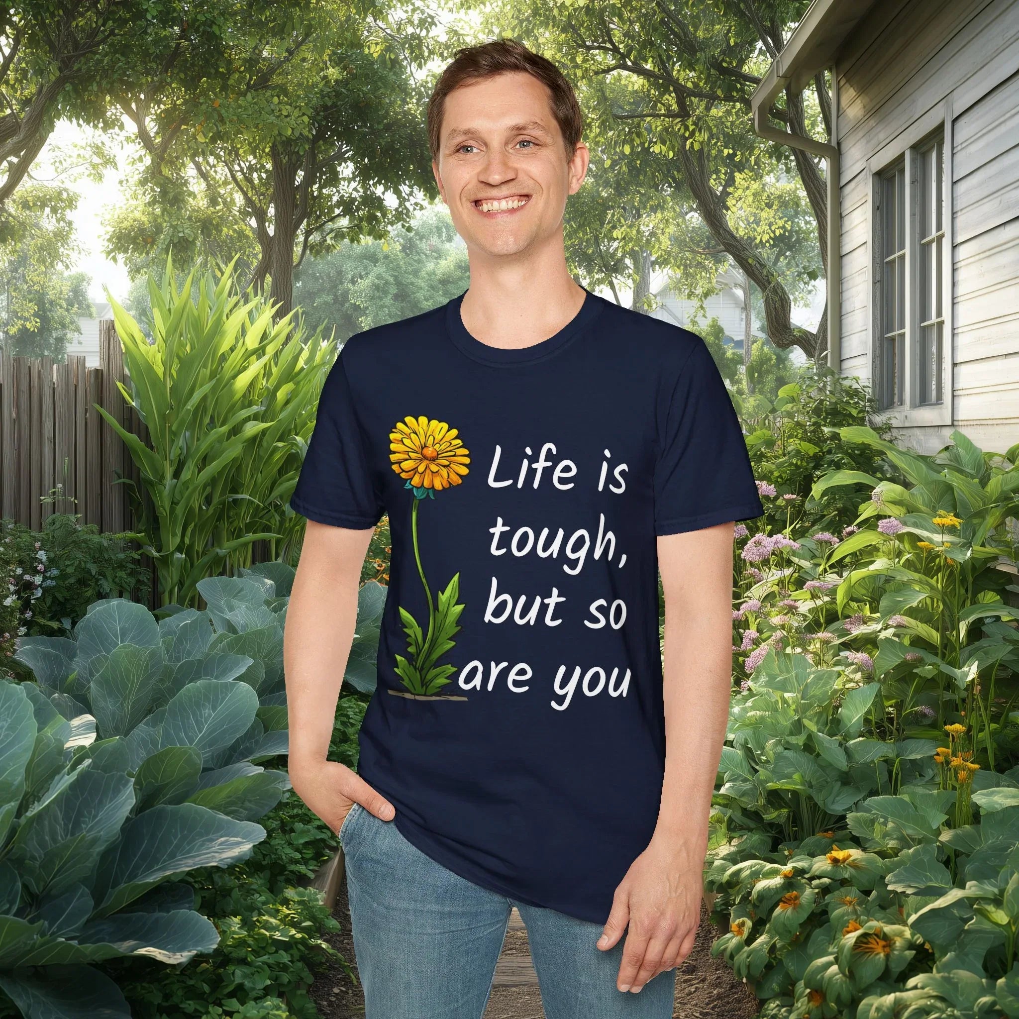 Life is Tough Dandelion T-Shirt
