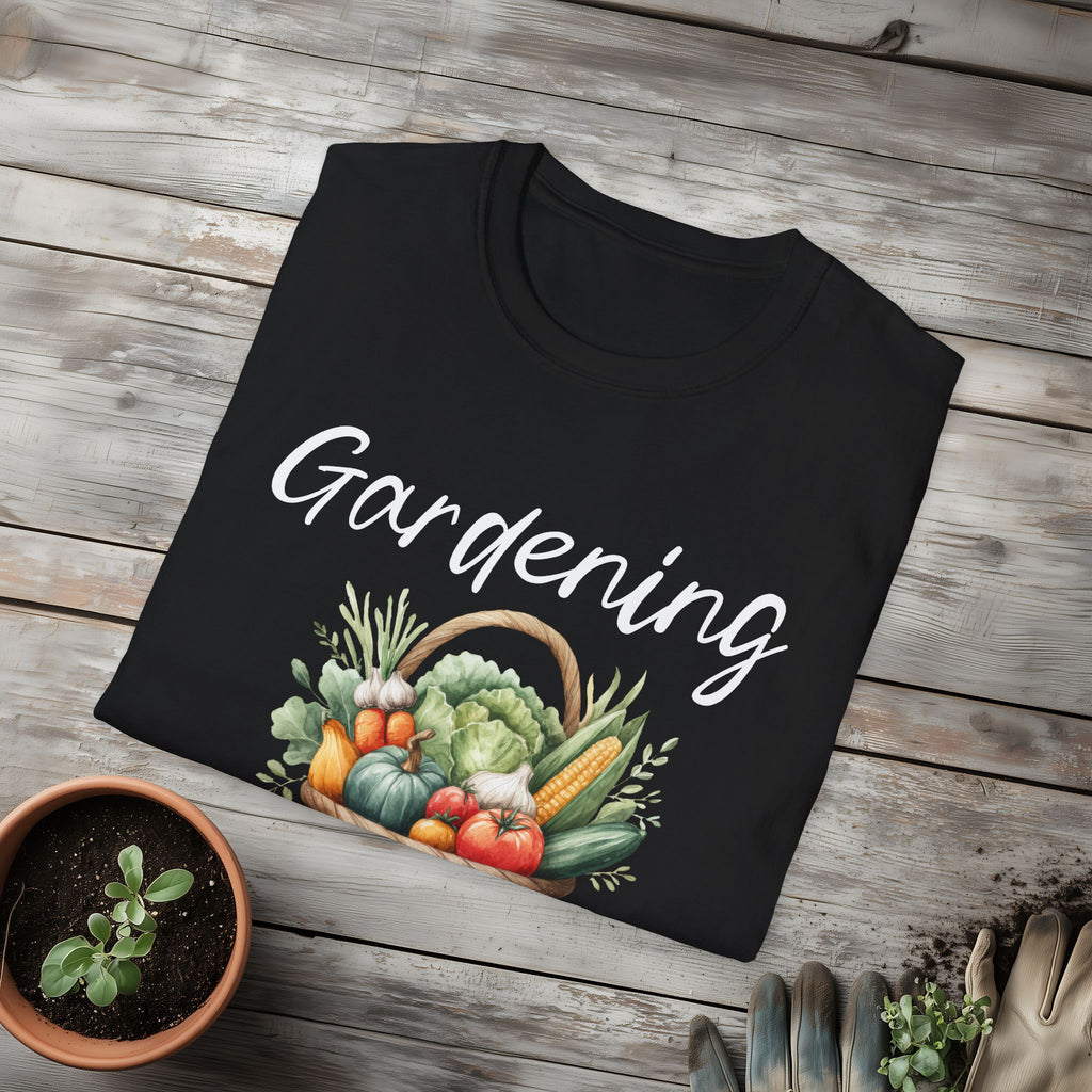 Gardening is My Therapy T-Shirt for Gardeners & Nature Lovers