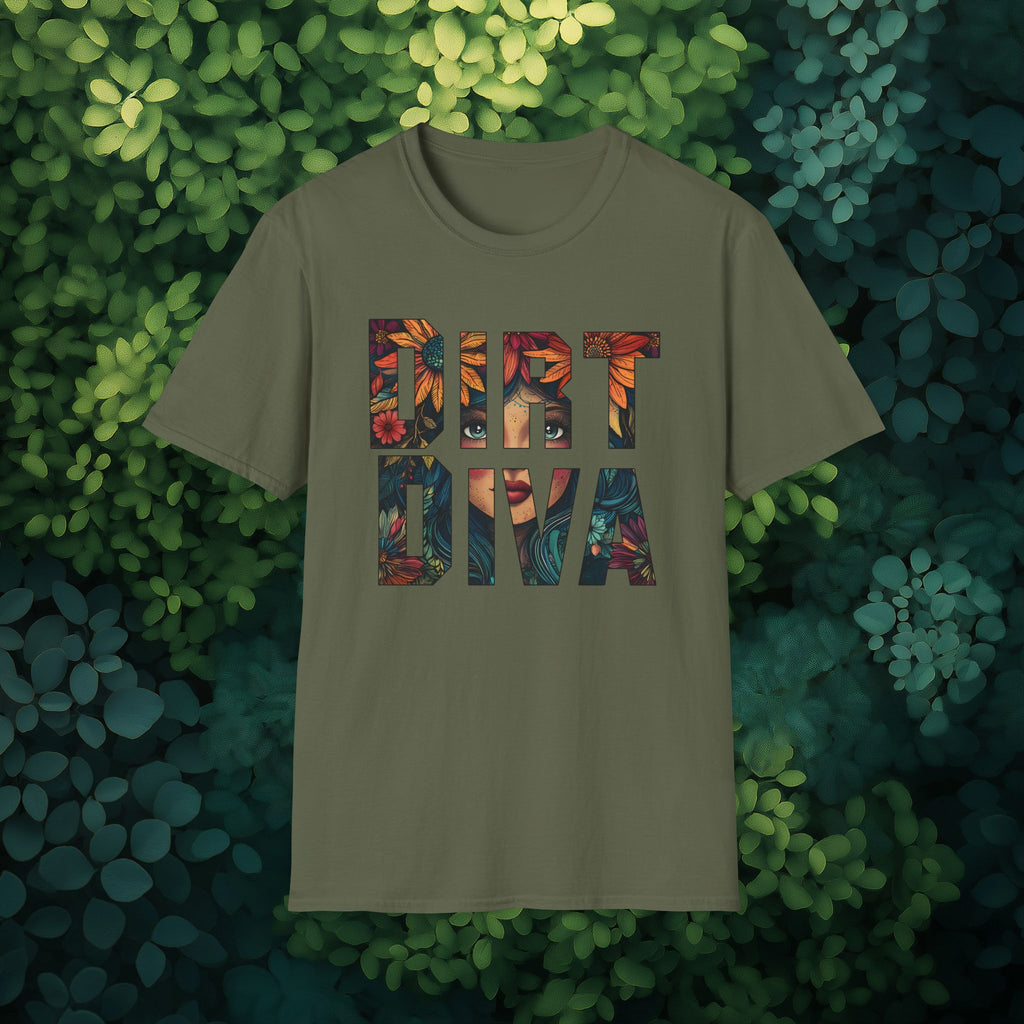 Boho Dirt Diva T-Shirt for  Nature Lovers