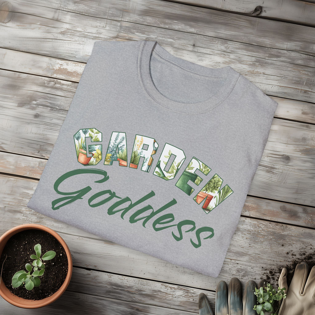 Garden Goddess T-Shirt for Plant Lovers and Gardeners