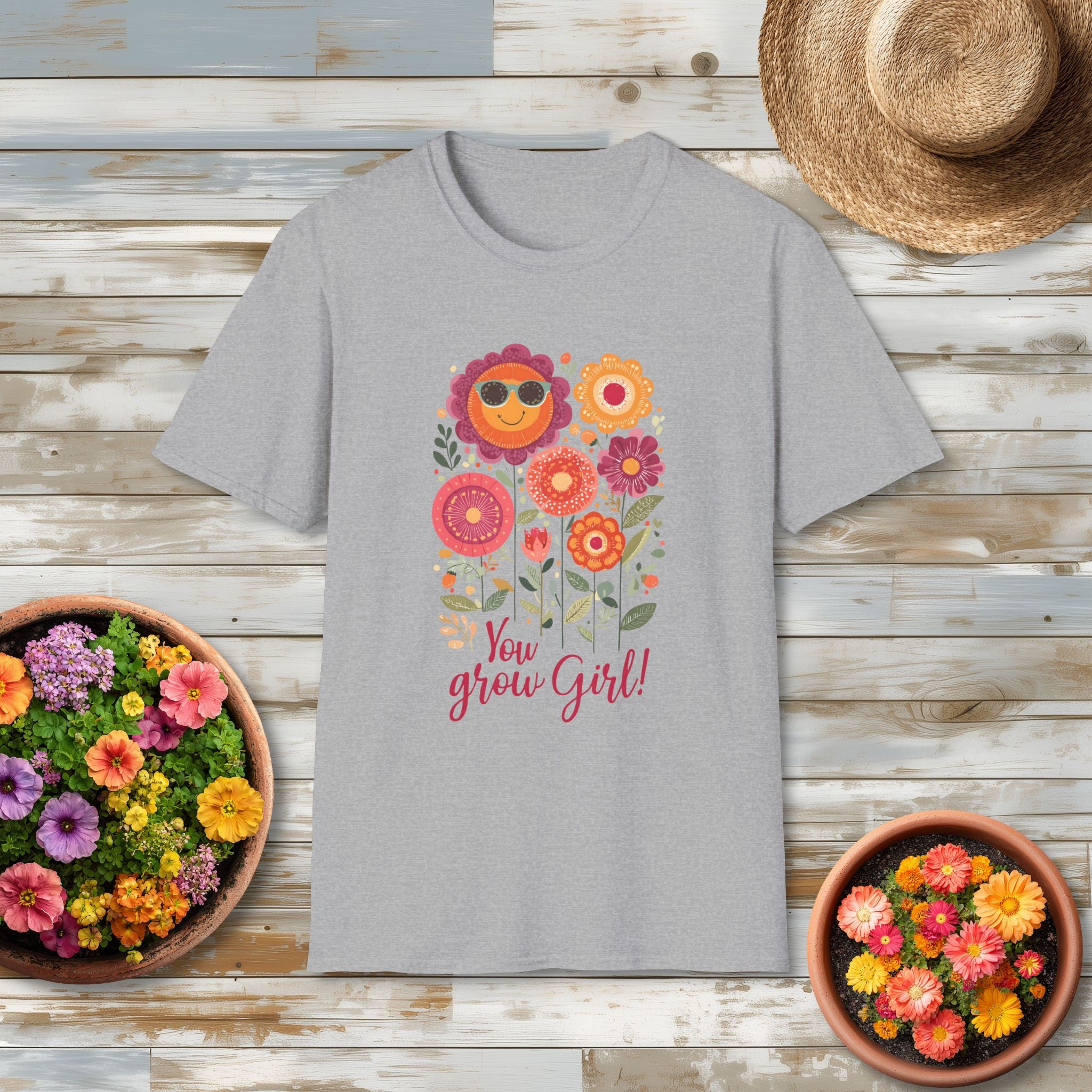 You Grow Girl! T-Shirt for Backyard Gardeners