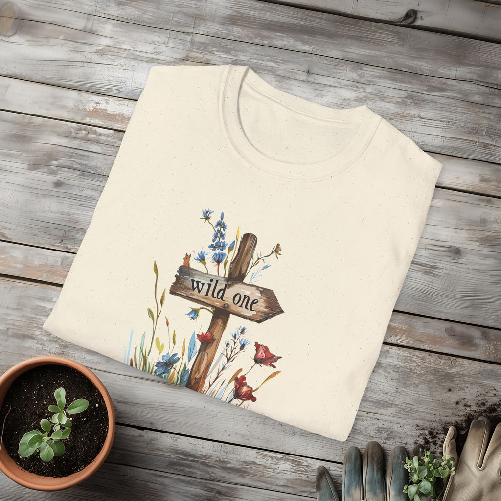 Wild One Wildflower Watercolor T-Shirt