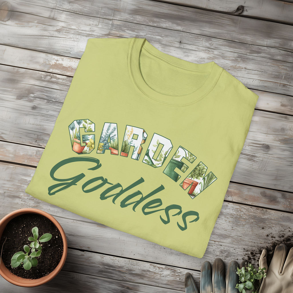 Garden Goddess T-Shirt for Plant Lovers and Gardeners