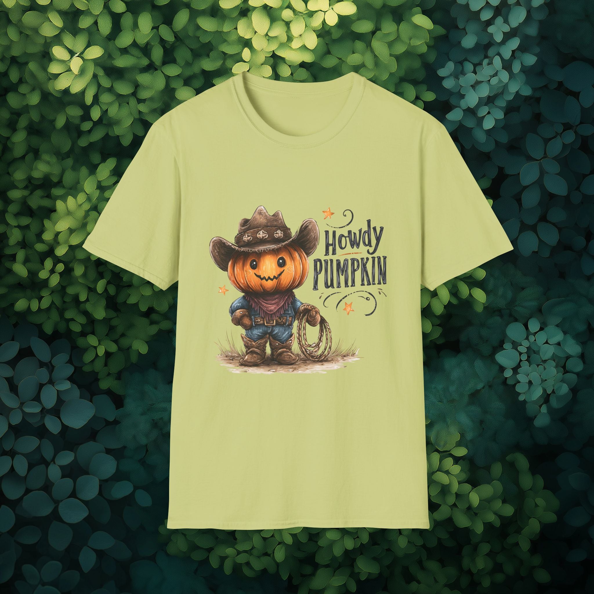 Howdy Pumpkin Cowboy Western T-Shirt