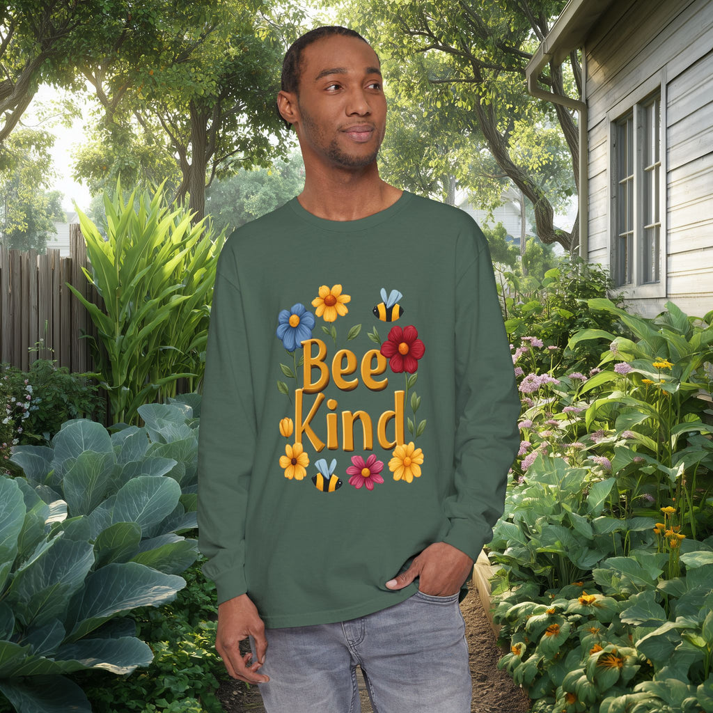 Bee Kind Bloom and Bee Long Sleeve Tee