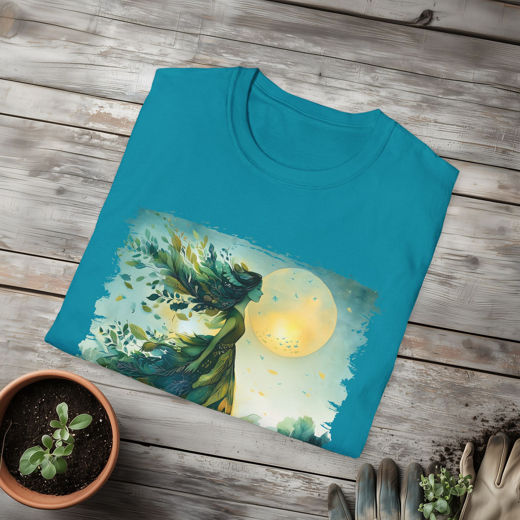 Garden Goddess T-Shirt for Gardeners, Nature Lovers, Summer Casual Wear