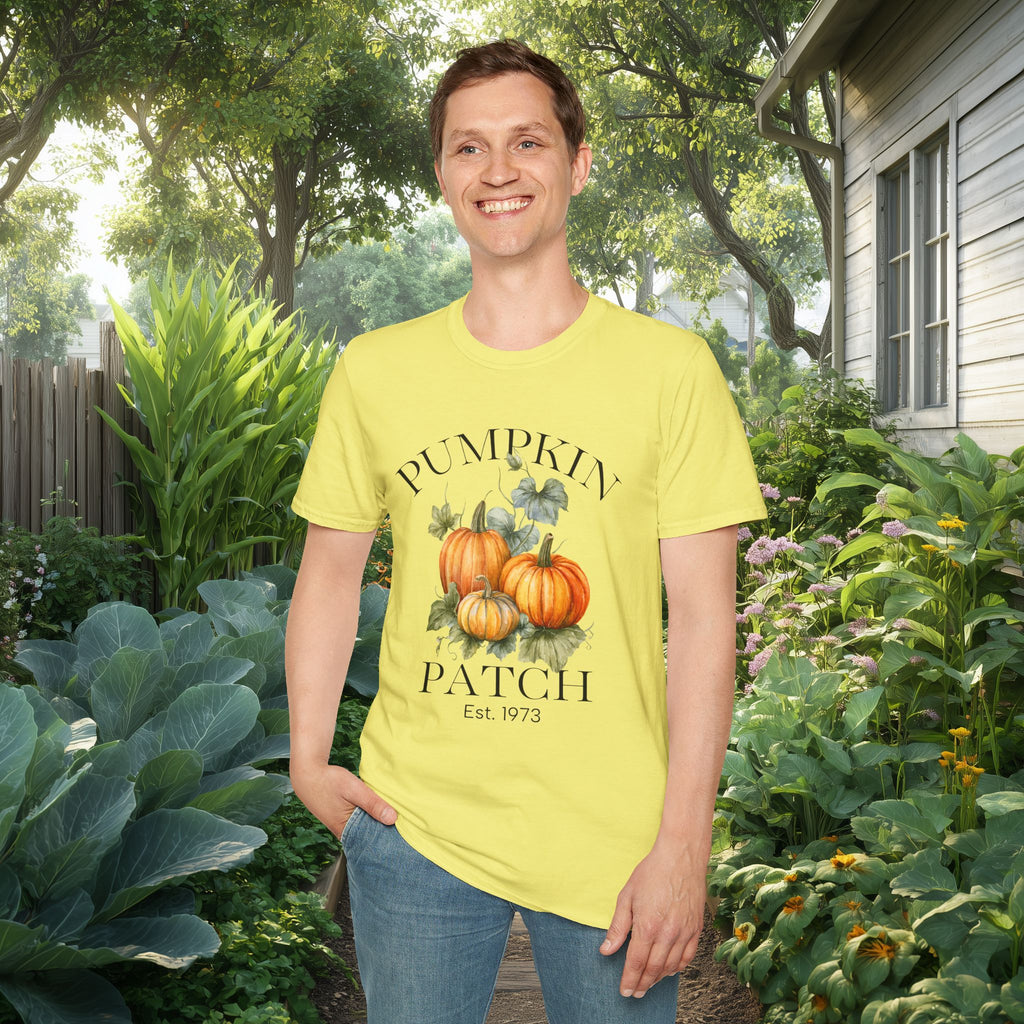 Rustic Pumpkin Patch Tee with Vintage Farm Style