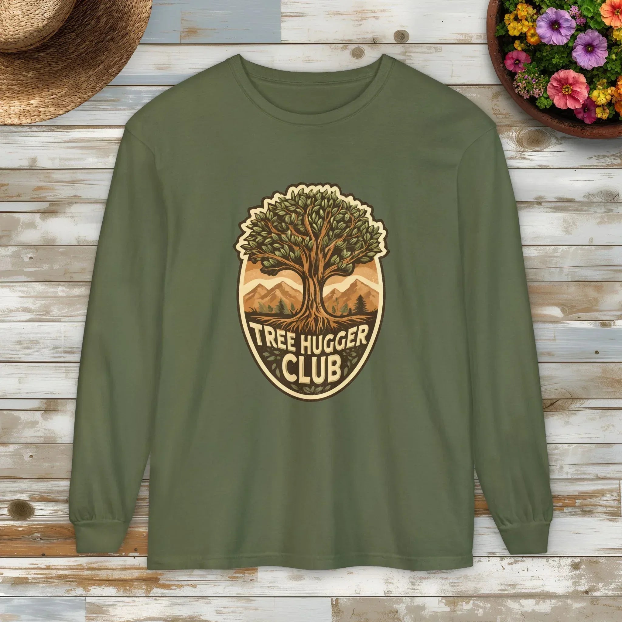 Tree Hugger Club Long Sleeve Tee