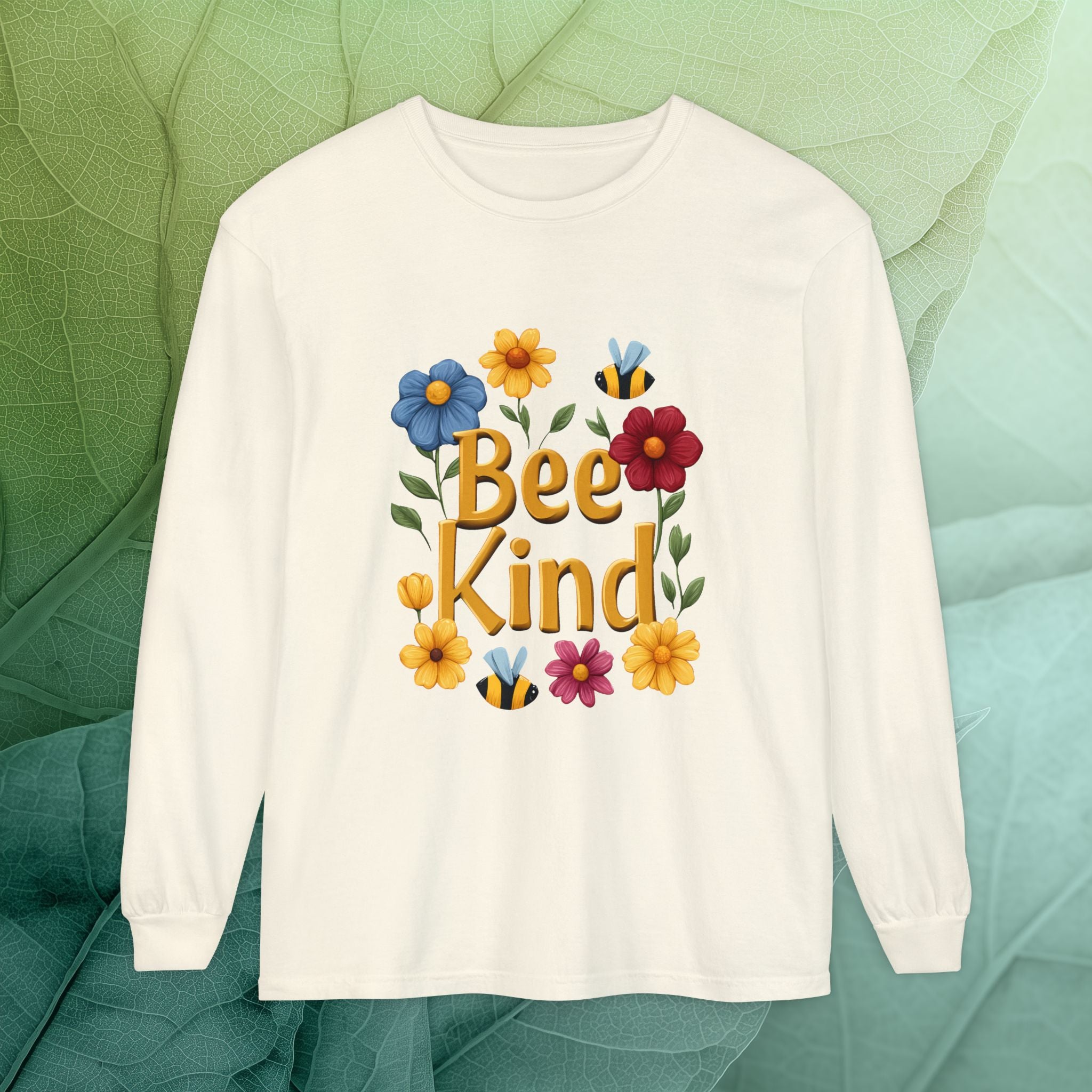 Bee Kind Bloom and Bee Long Sleeve Tee