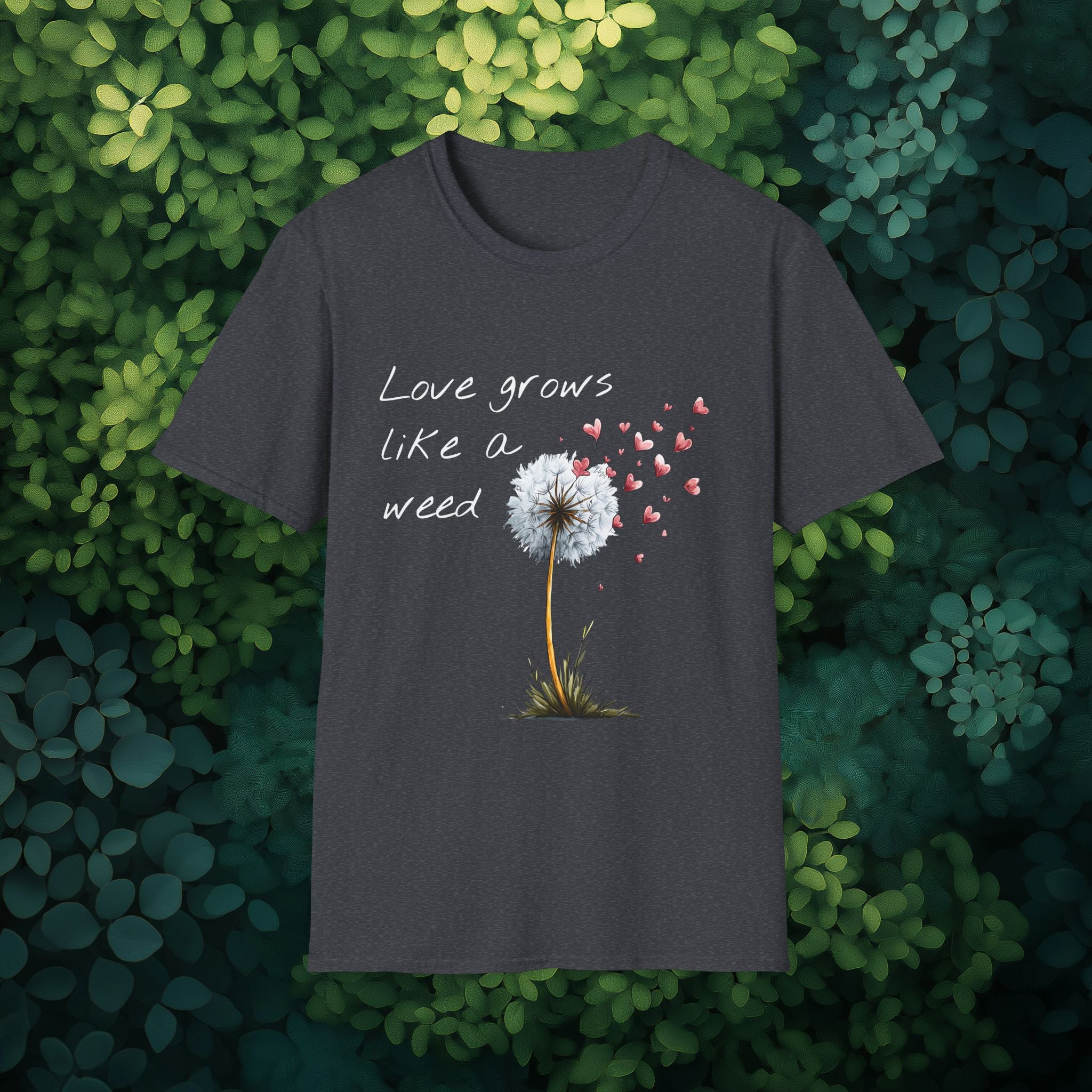 Love Grows Like a Weed Dandelion Tee