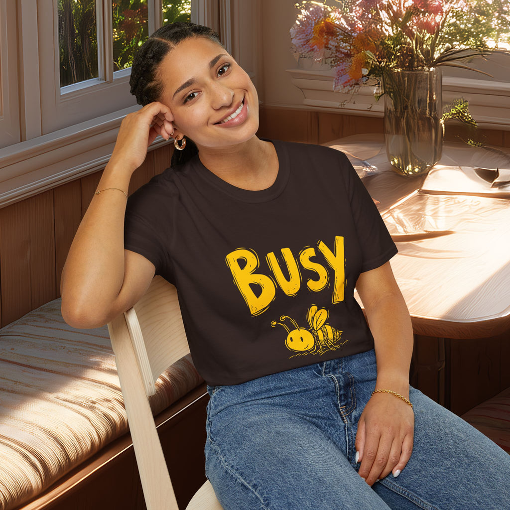 Busy Bee Doodle T-Shirt for Nature Lovers