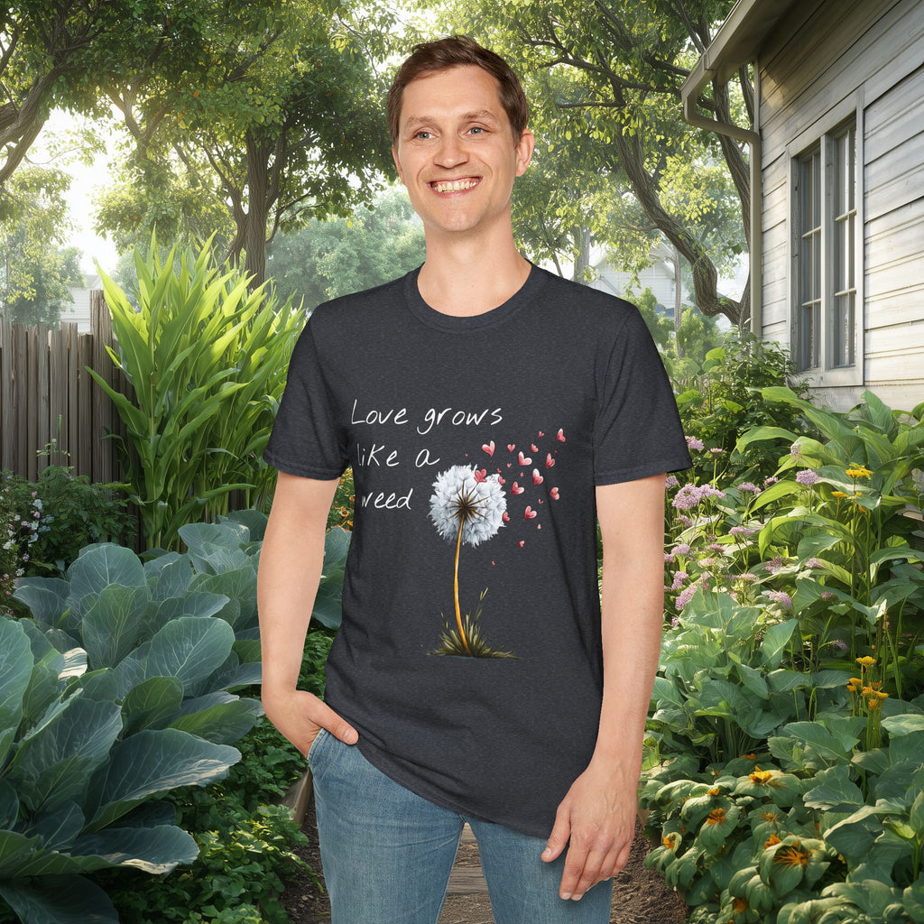 Love Grows Like a Weed Dandelion Tee