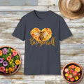Sweet Honeycomb Heart Bee Yourself T-Shirt for Gardeners, Nature Lovers, Bee Enthusiasts
