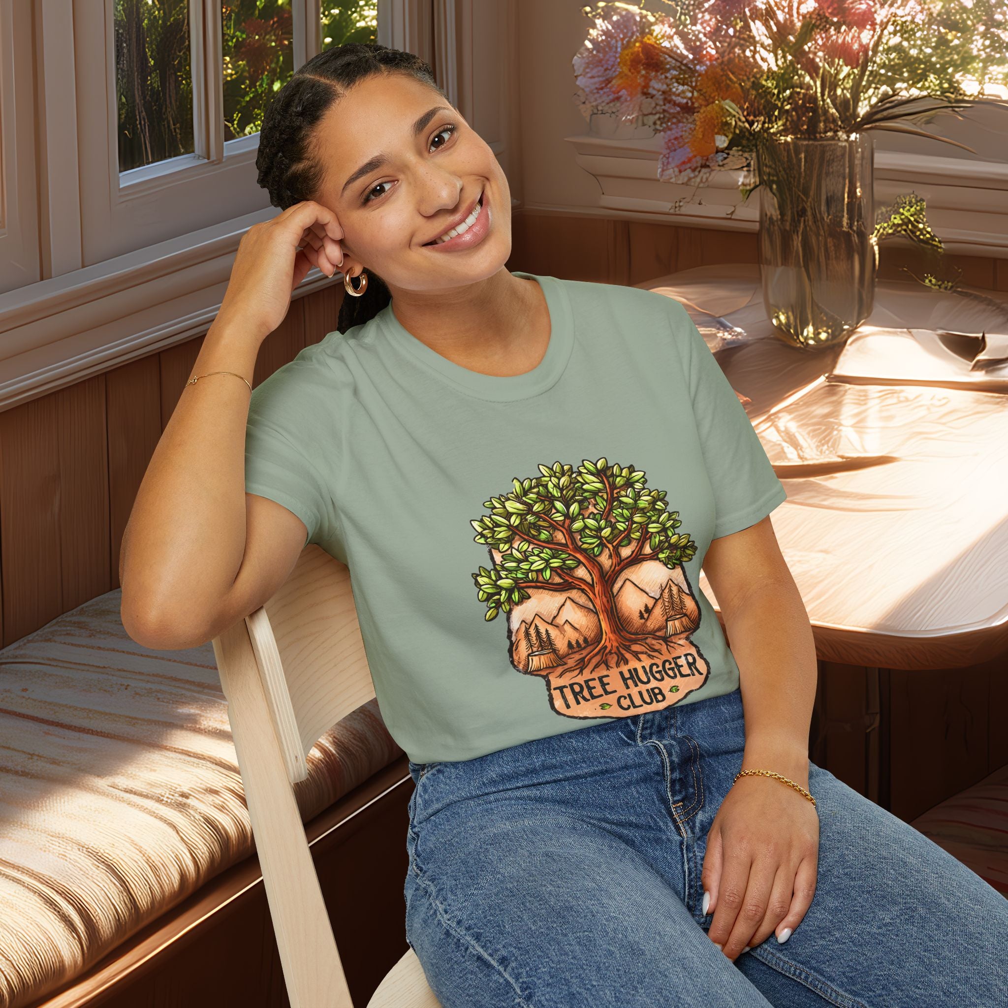National Park Style Tree Hugger Club Shirt