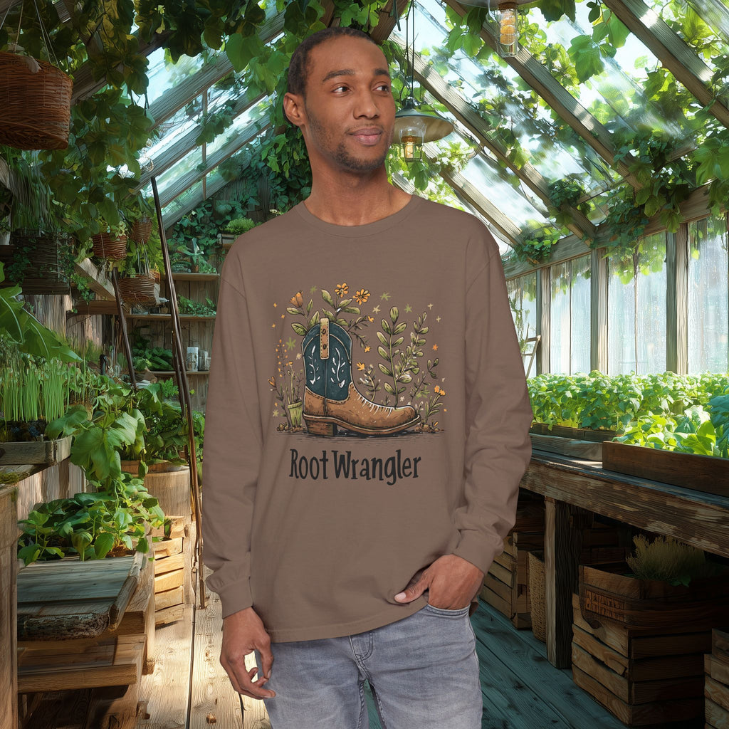 Root Wrangler Western Gardening Long Sleeve T-Shirt