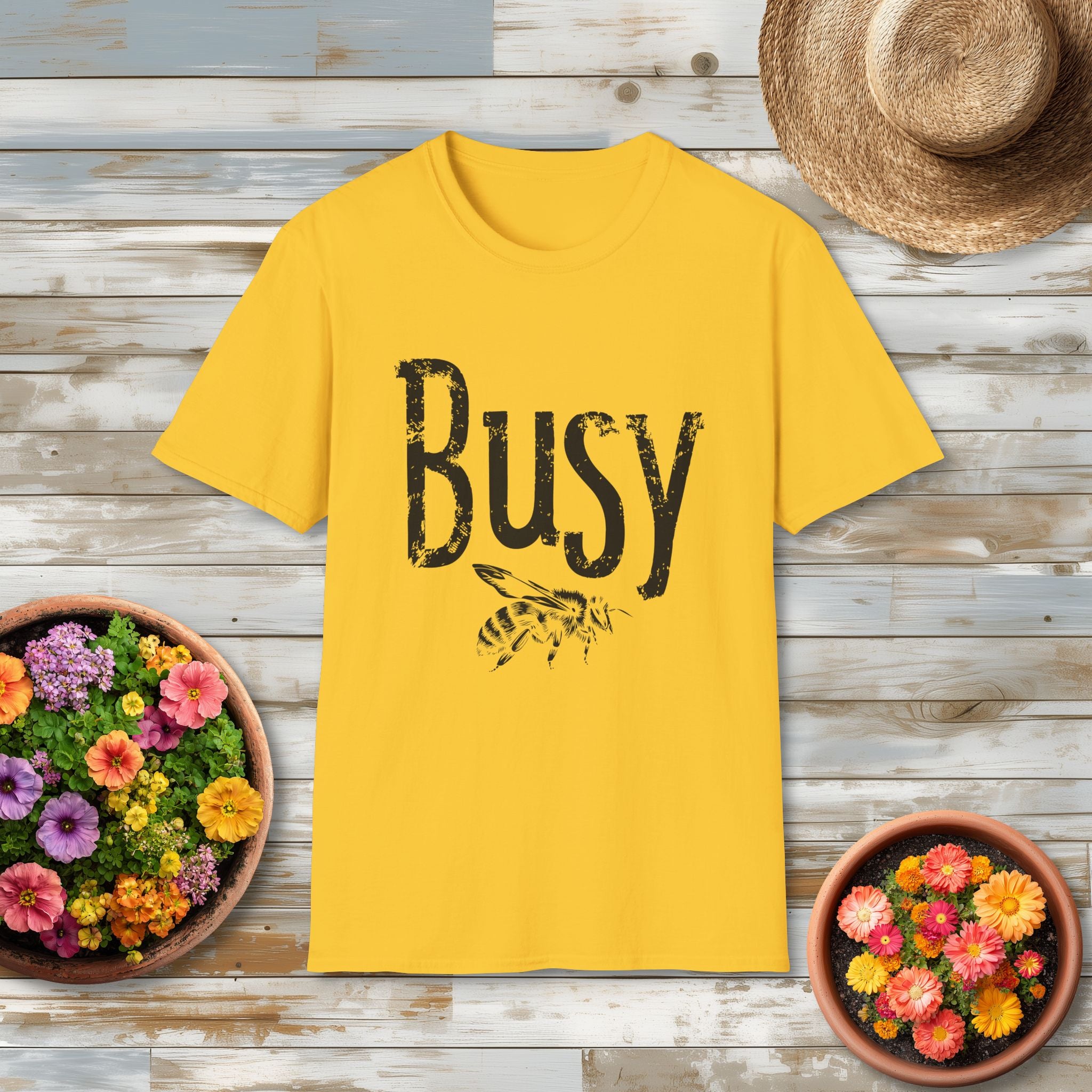 Retro Busy Bee T-Shirt for Nature Lovers