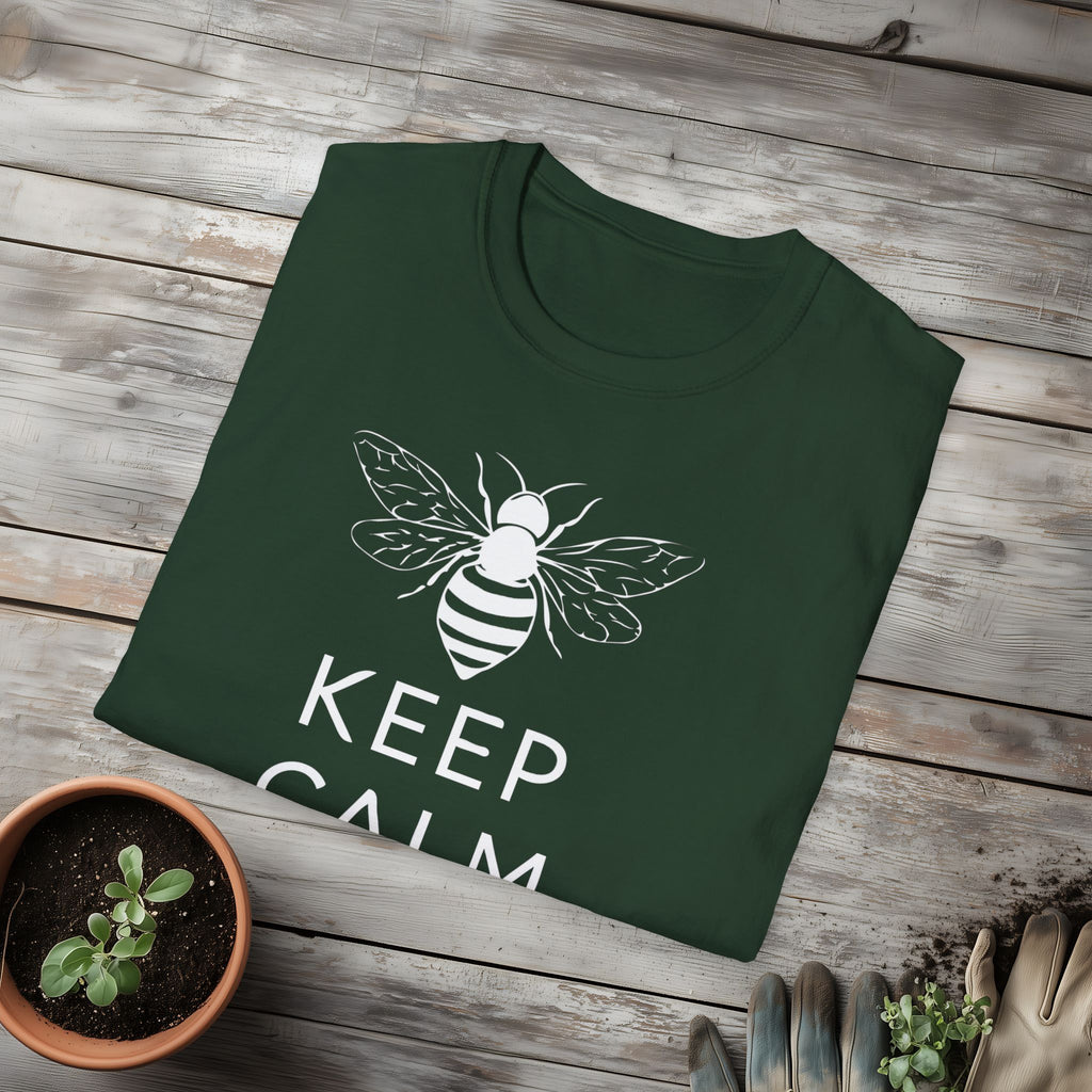Keep Calm and Bee Bold T-Shirt for Bee and Nature Lovers