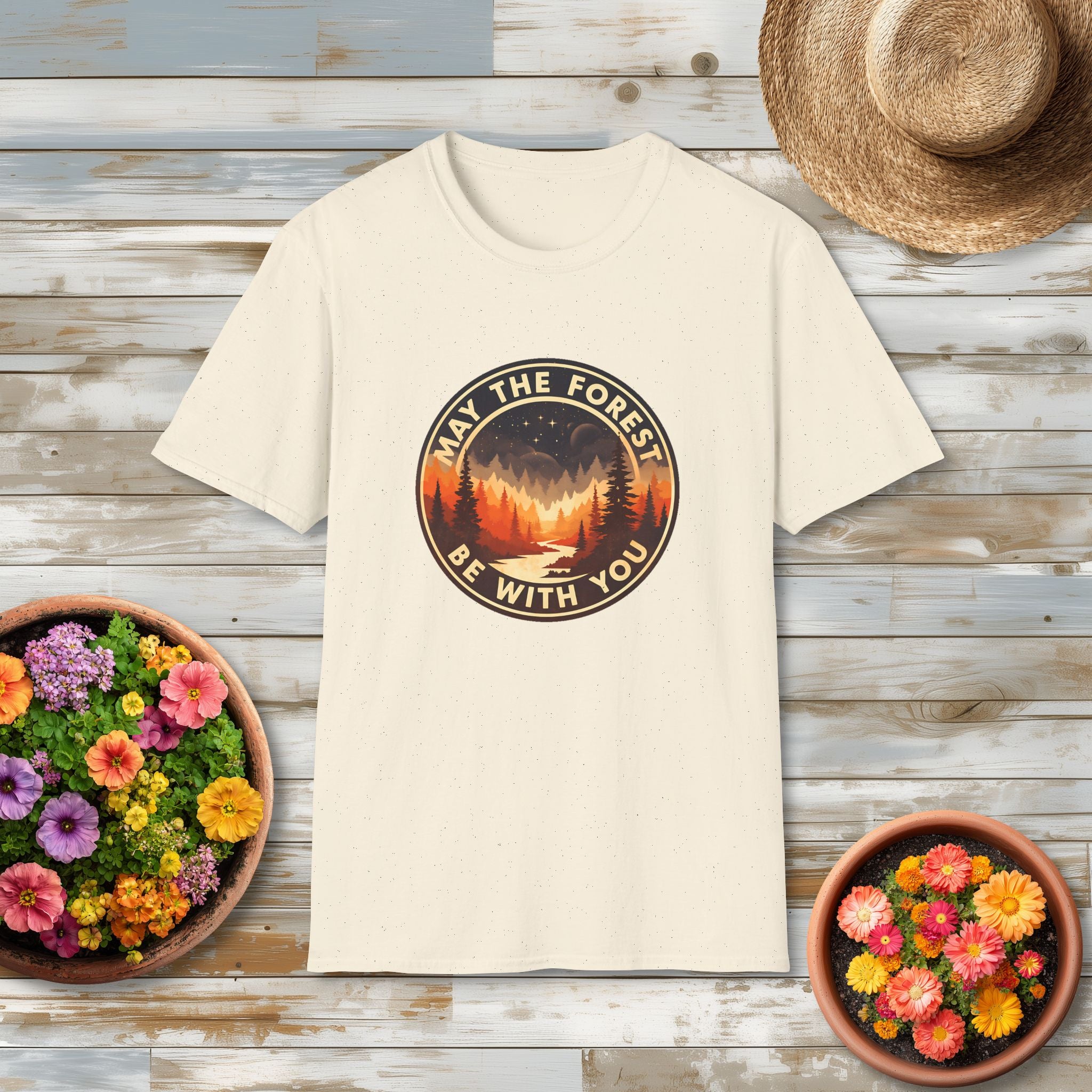 May the Forest Be With You Retro Sci-Fi Forest Shirt