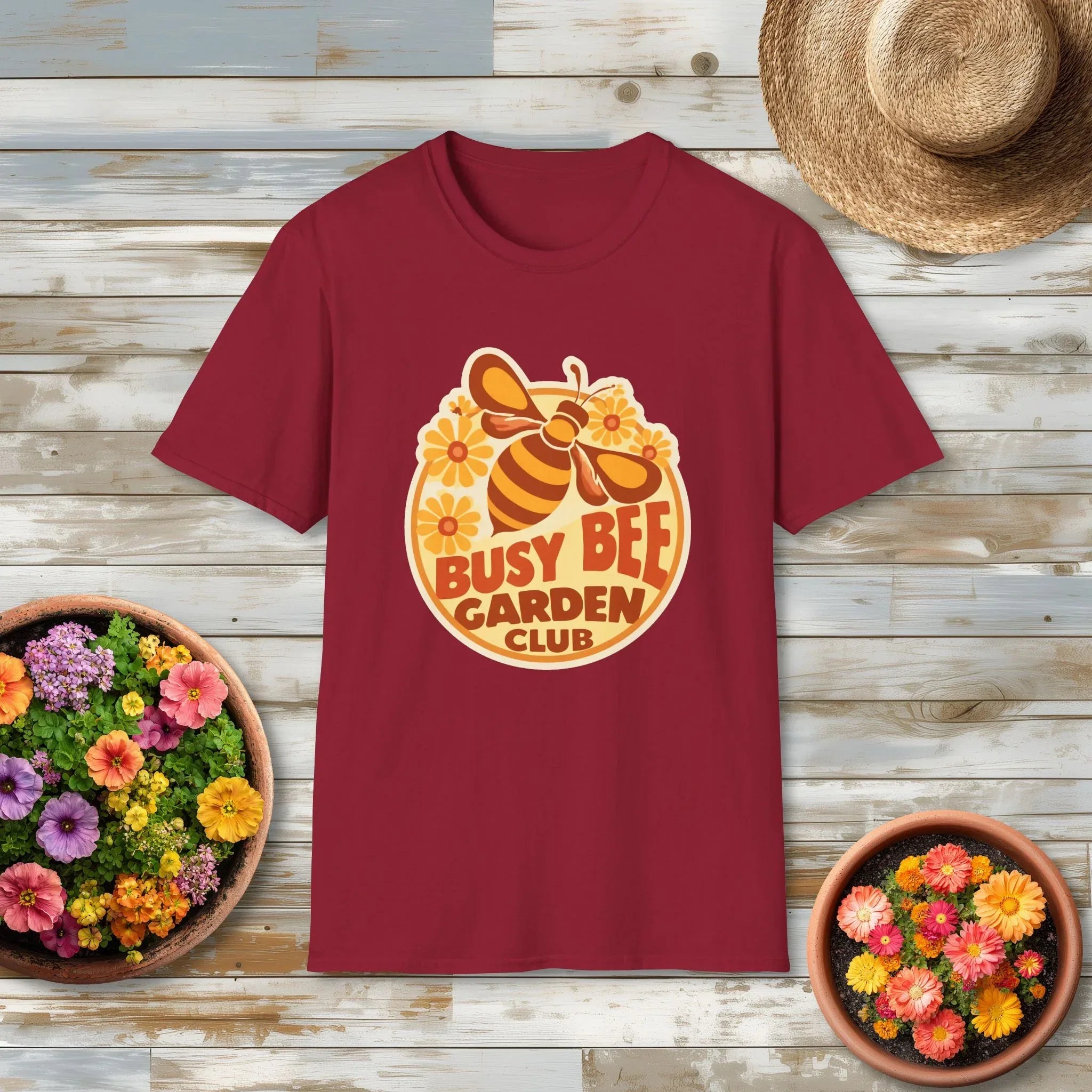 Busy Bee Garden Club Shirt – Retro 60s Bee Tee