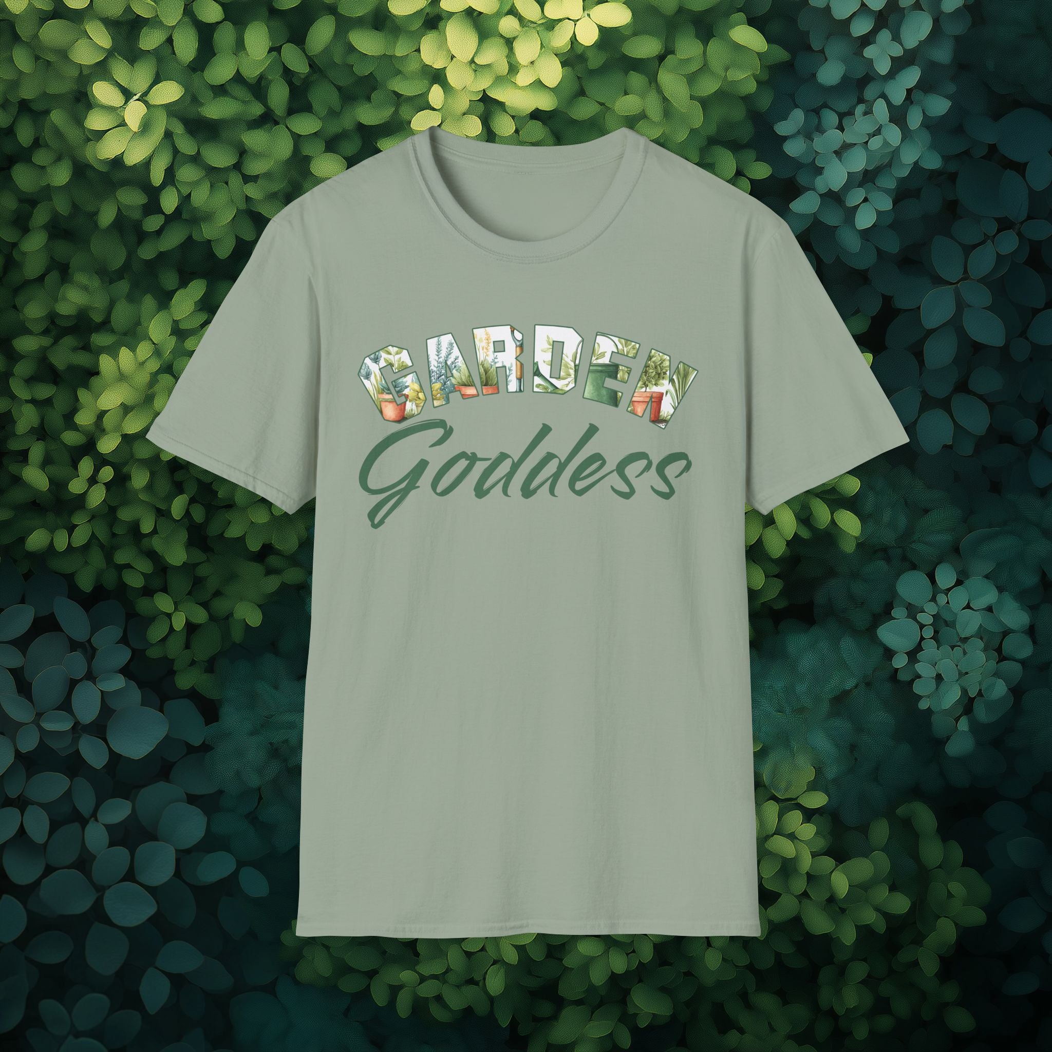 Garden Goddess T-Shirt for Plant Lovers and Gardeners