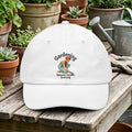Gardening Because Murder Is Wrong Dad Hat – Vintage Humor Garden Cap
