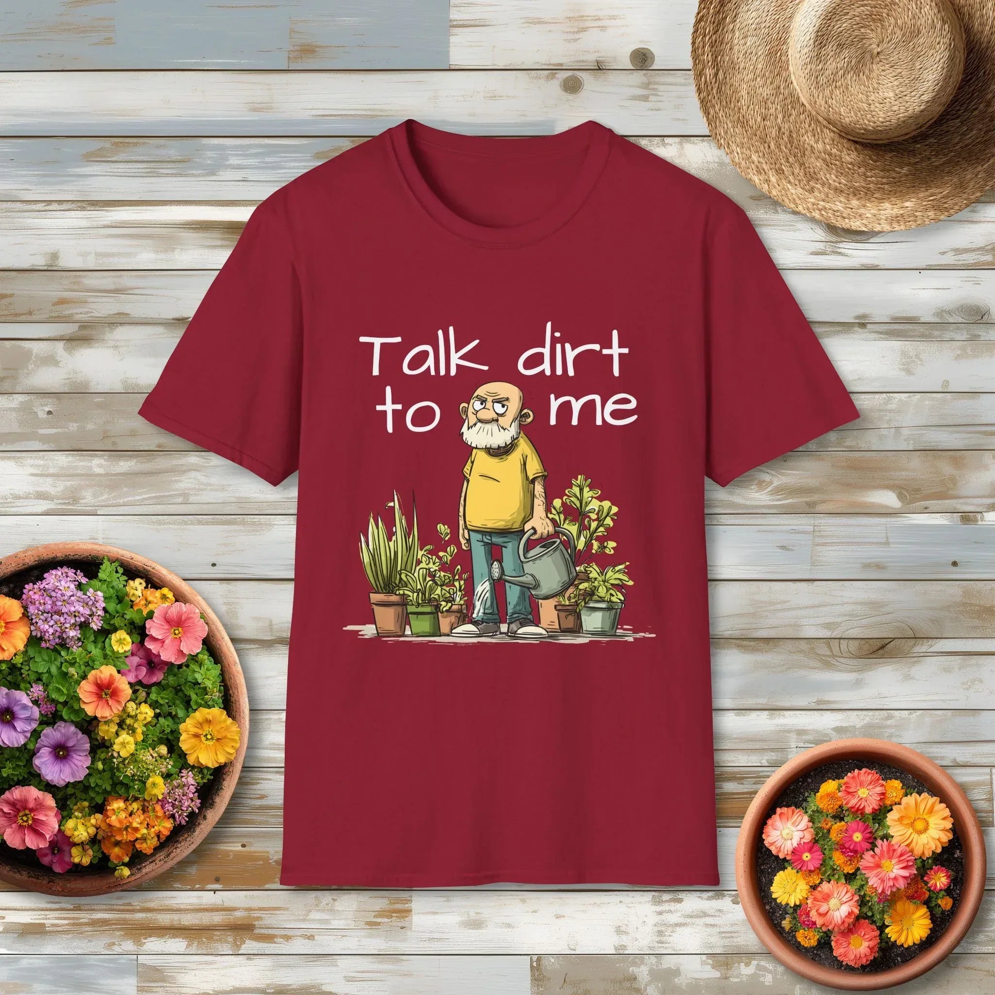 Talk Dirt to Me Garden Pun Shirt – Funny Grumpy Gardener Tee - Bee in Bloom