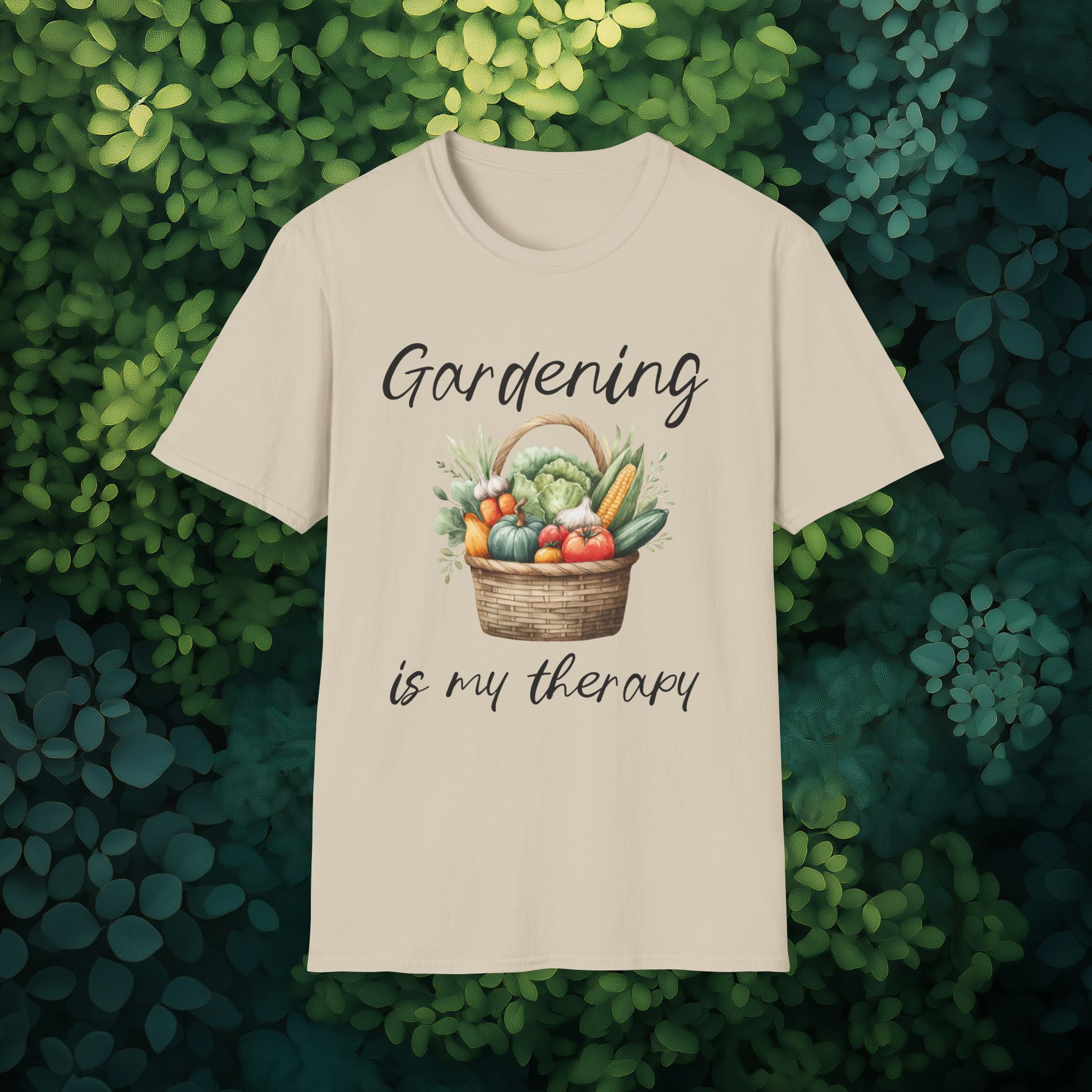 Gardening is My Therapy T-Shirt for Gardeners & Nature Lovers
