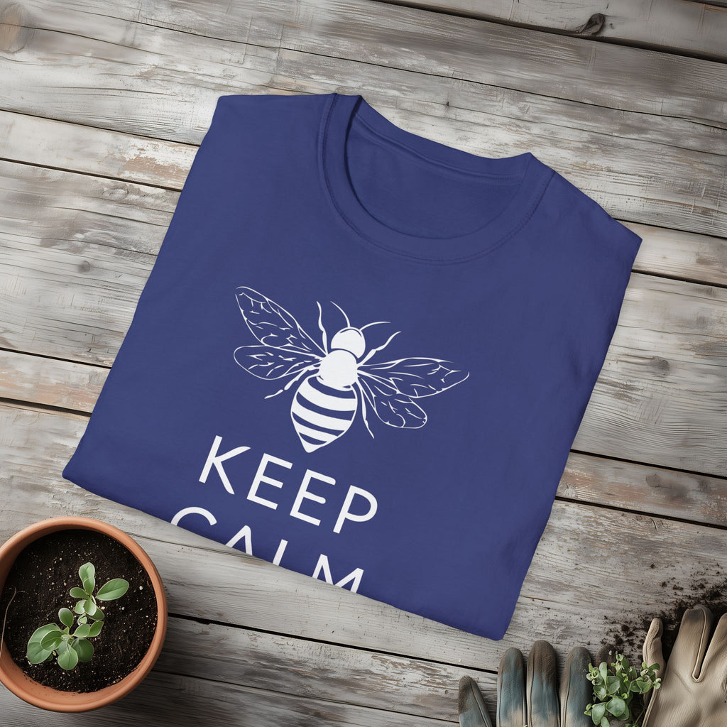 Keep Calm and Bee Bold T-Shirt for Bee and Nature Lovers