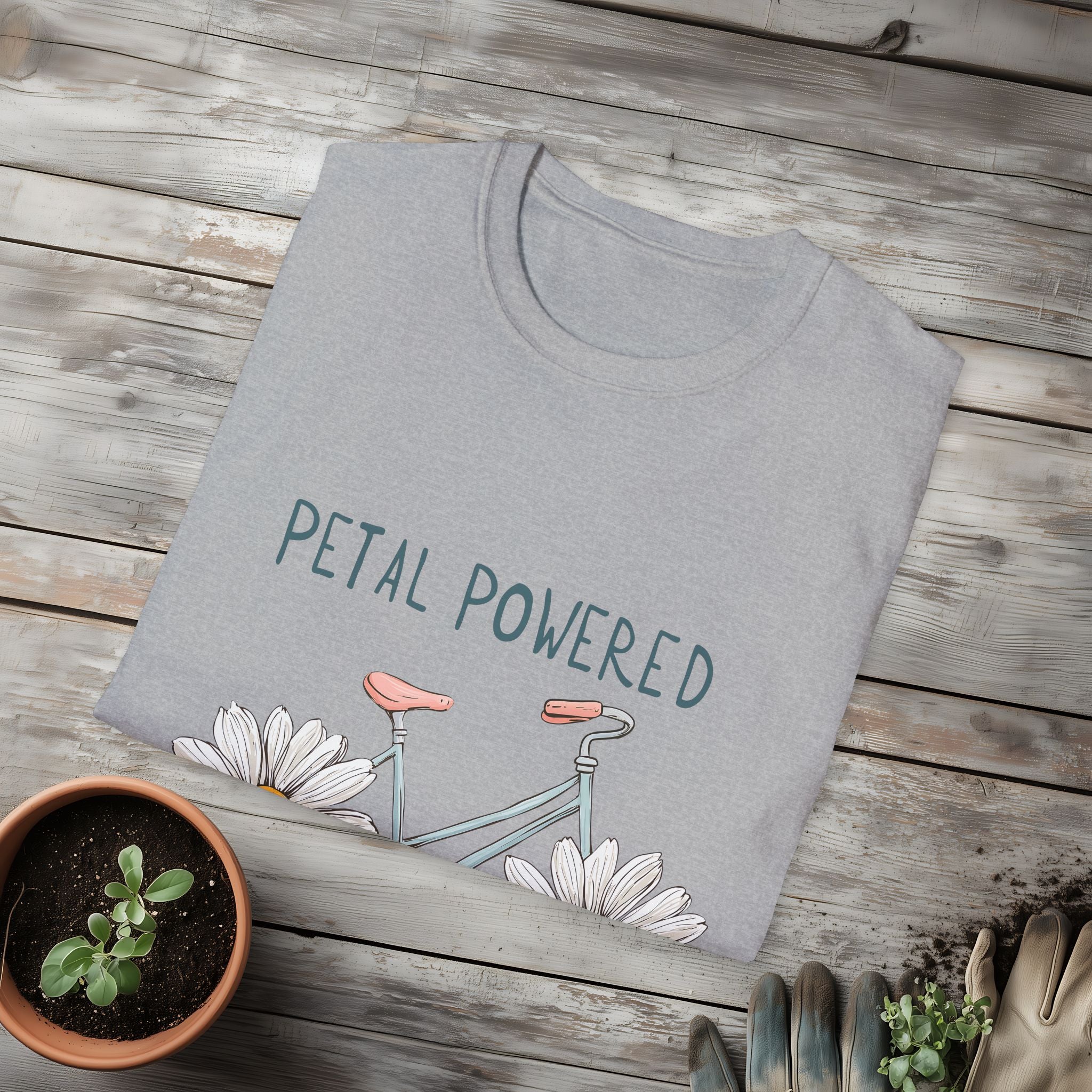 Petal Powered T-Shirt for Backyard Gardeners