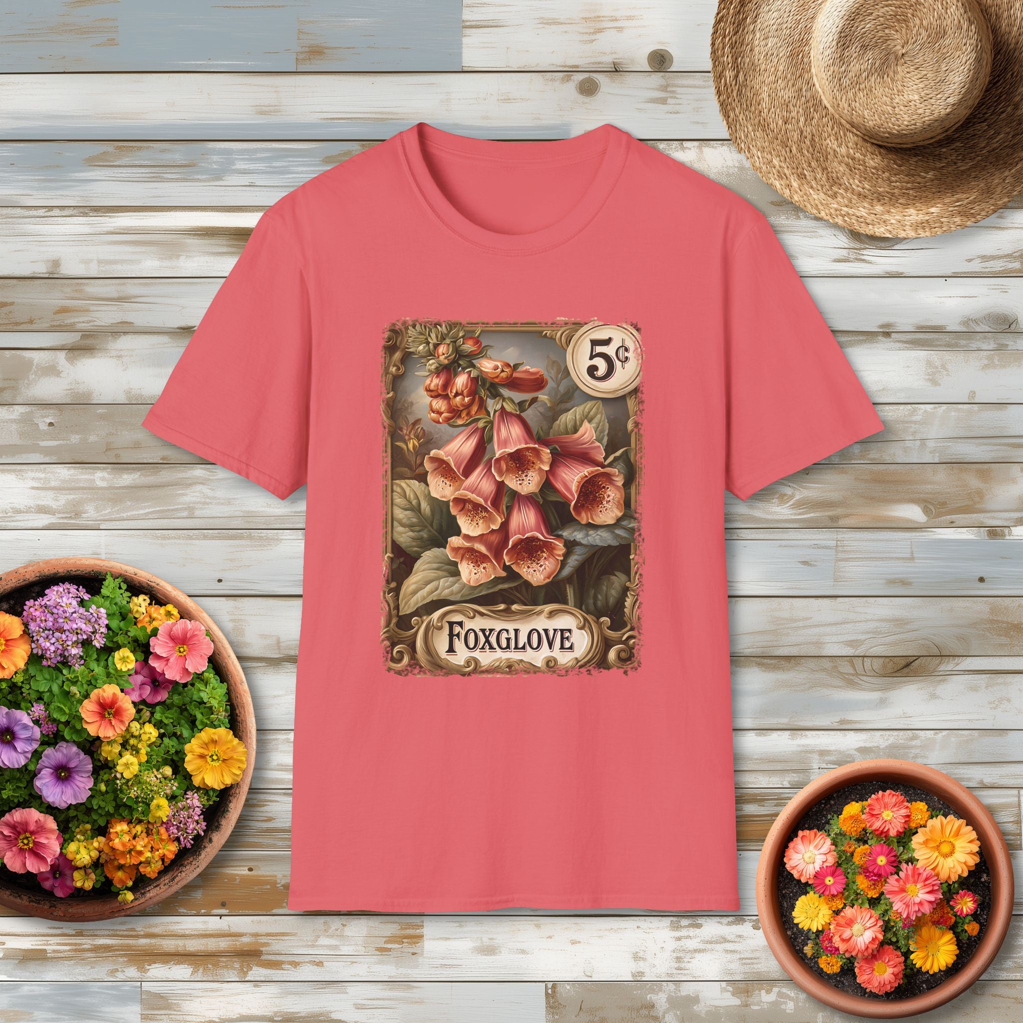 Foxglove Vintage Seed Packet T-Shirt