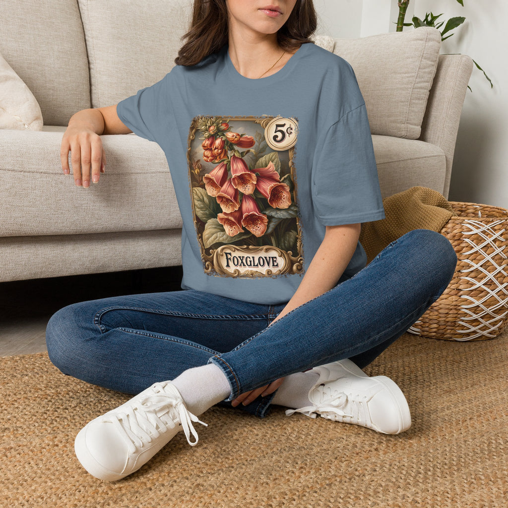 Foxglove Vintage Seed Packet T-Shirt