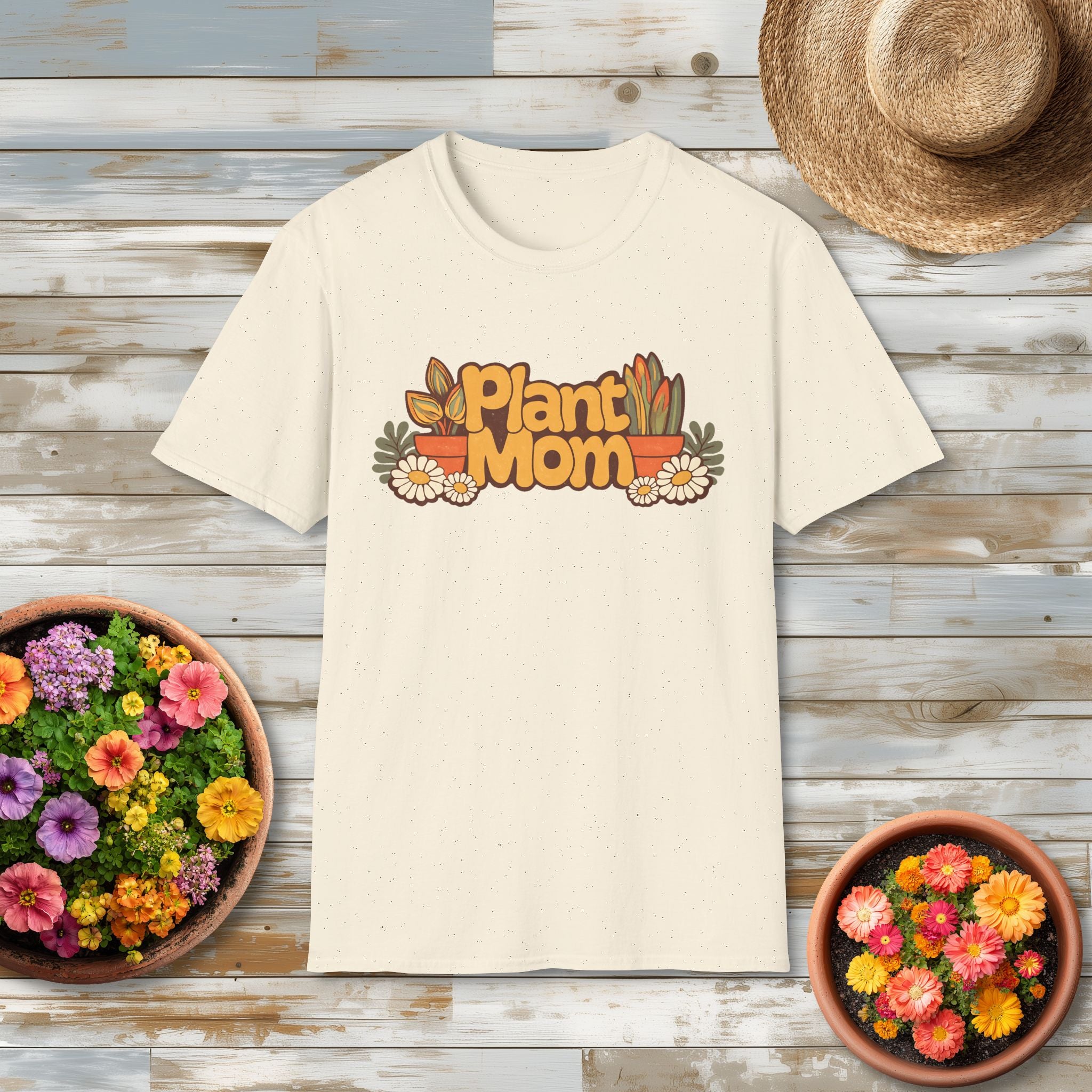 Hippie Plant Mom T-Shirt for Plant Lovers