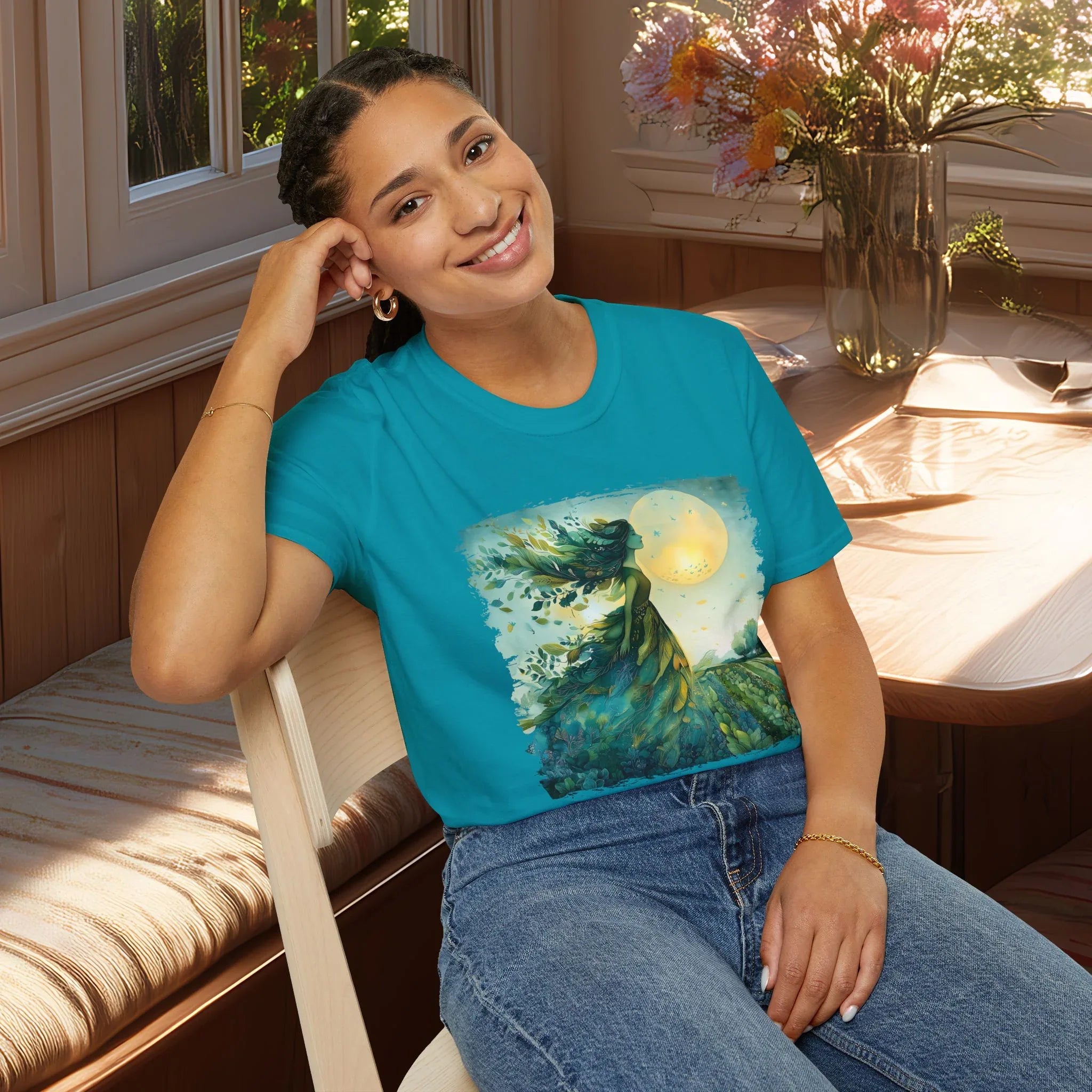 Garden Goddess Shirt – Ethereal Nature Goddess