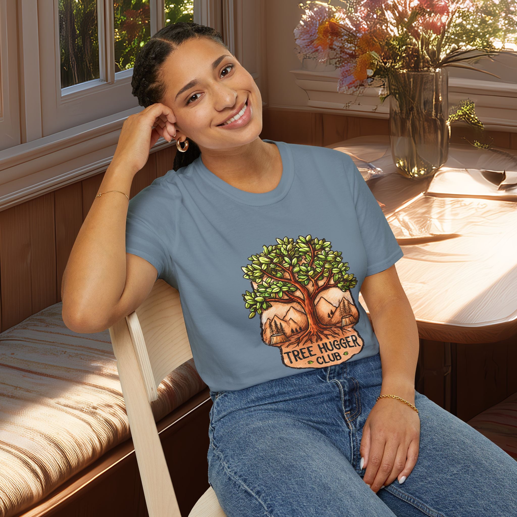 National Park Style Tree Hugger Club Shirt