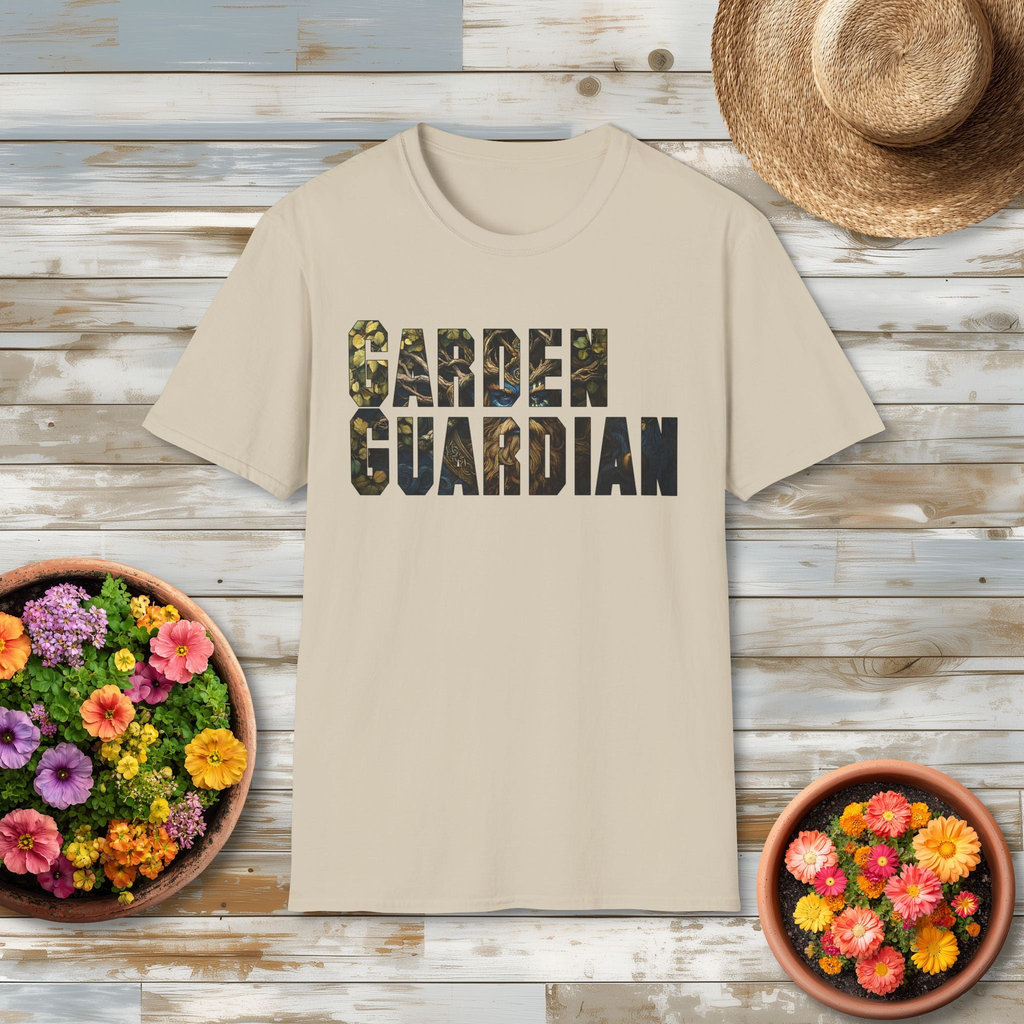 Fantasy Garden Guardian T-Shirt for Gardeners
