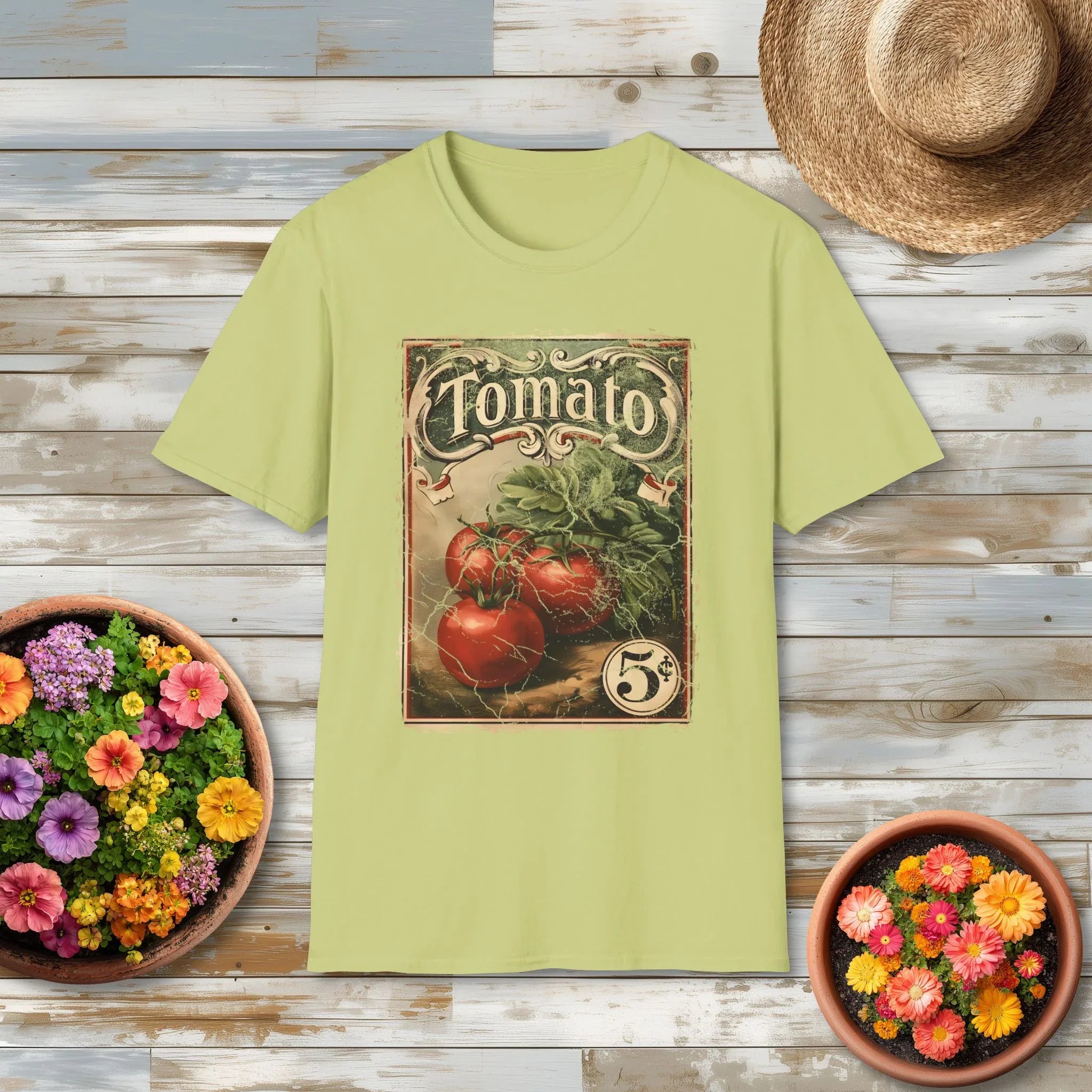 Vintage Tomato Seed Packet Shirt