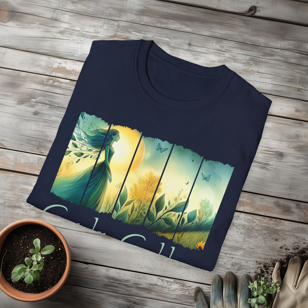 Divine Feminine Garden T-Shirt for Gardeners