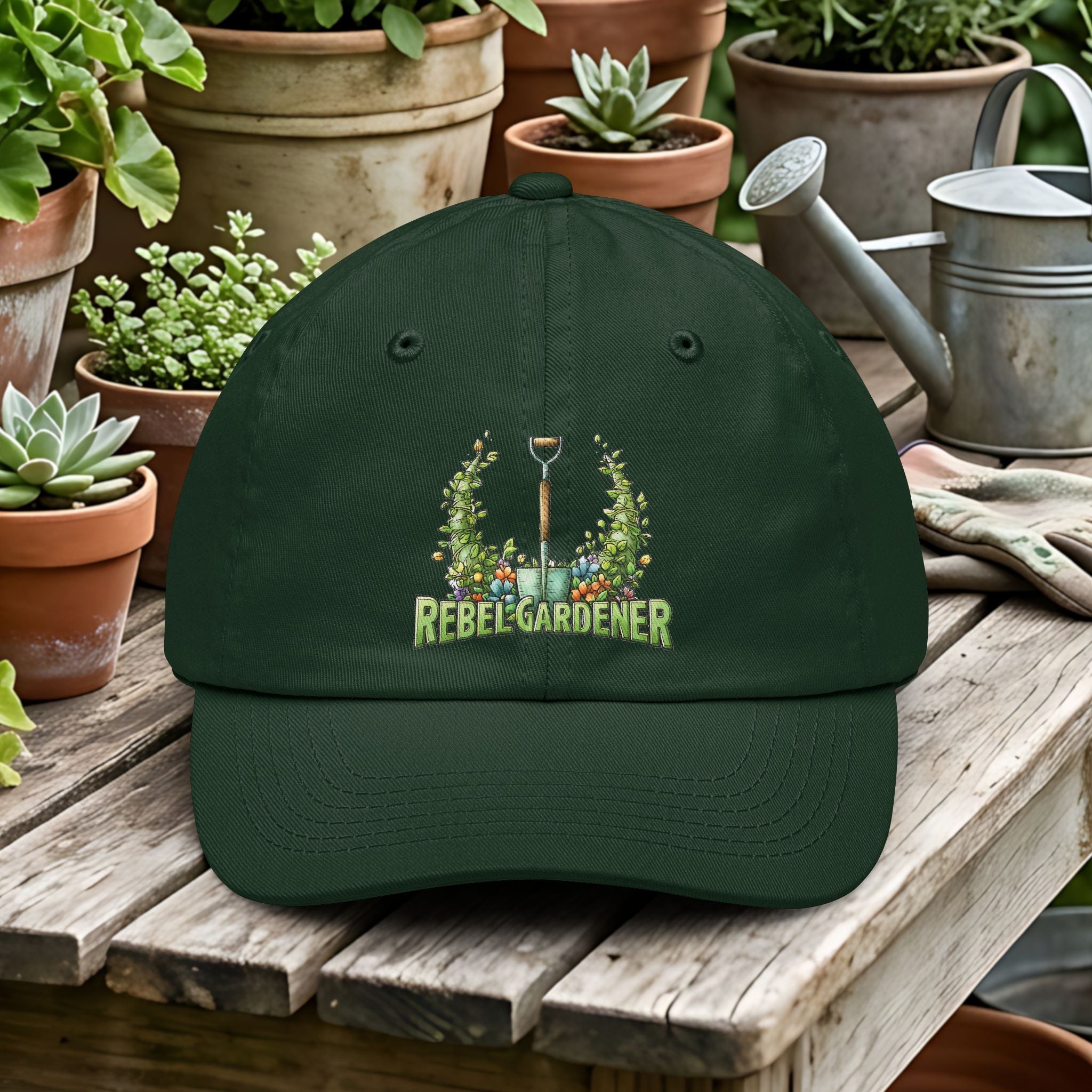 Floral Rebel Gardener Dad Hat