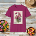 Cosmos Vintage Seed Packet T-Shirt for Gardeners