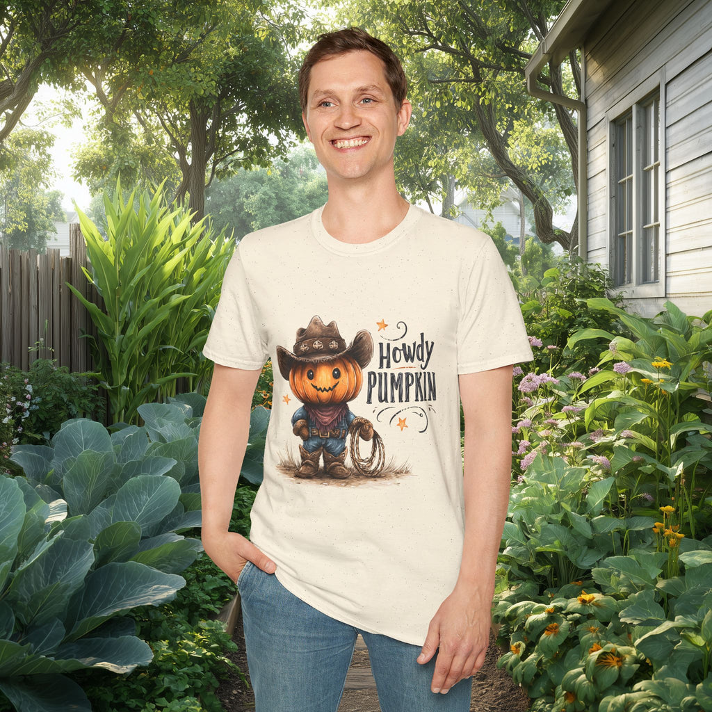 Howdy Pumpkin Cowboy Western T-Shirt