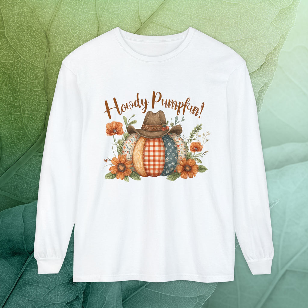 Howdy Pumpkin Long Sleeve Tee