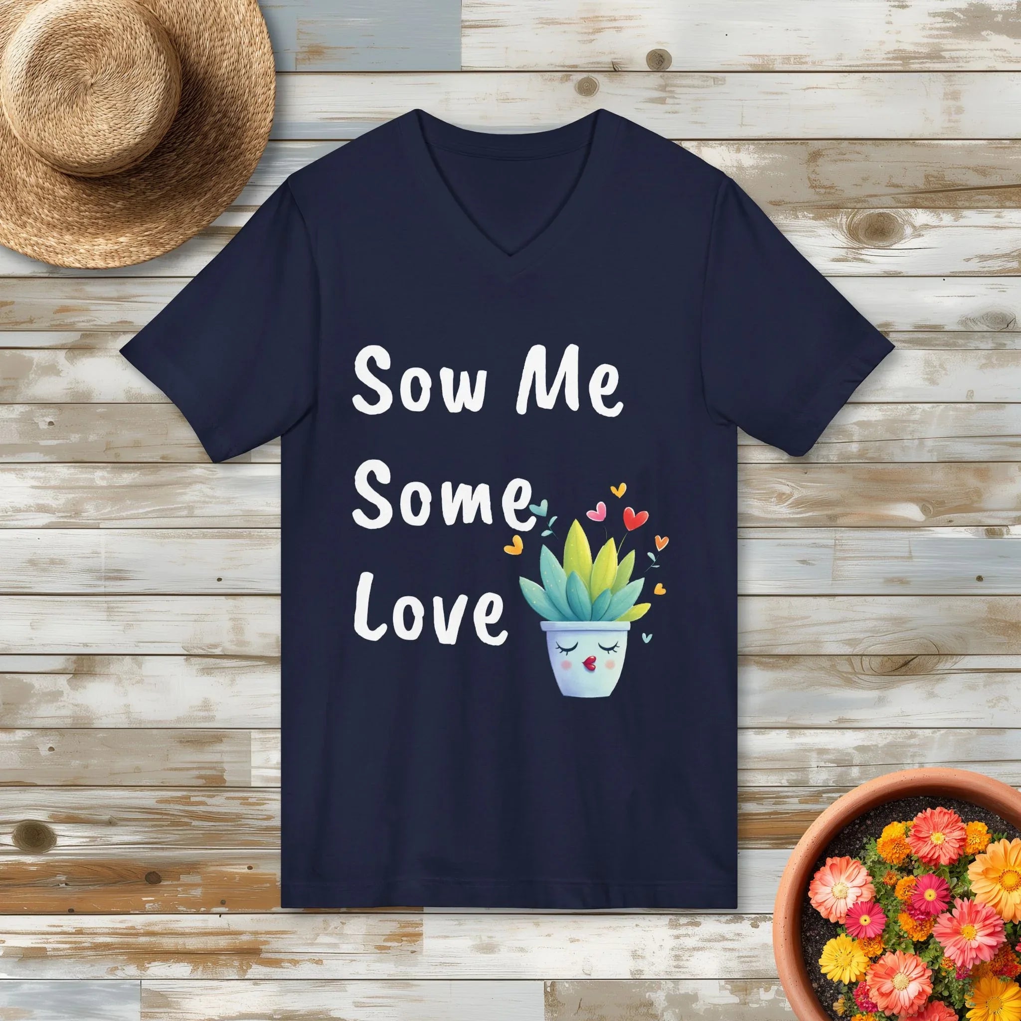Sow Me Some Love V-Neck Shirt