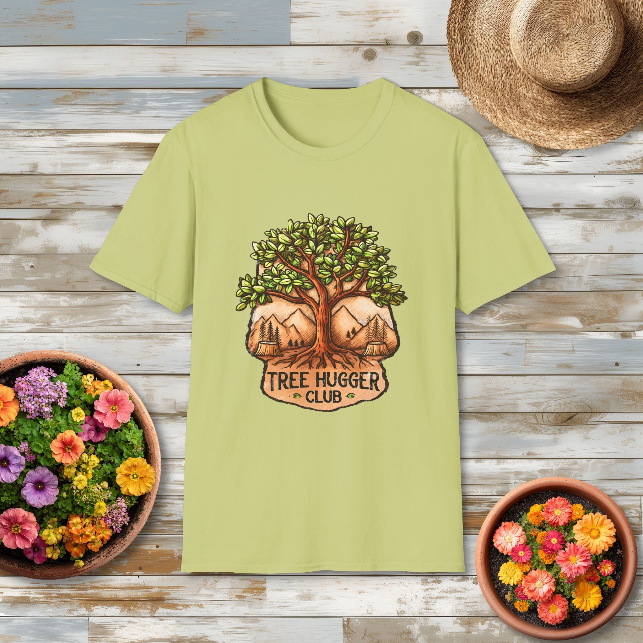National Park Style Tree Hugger Club Shirt