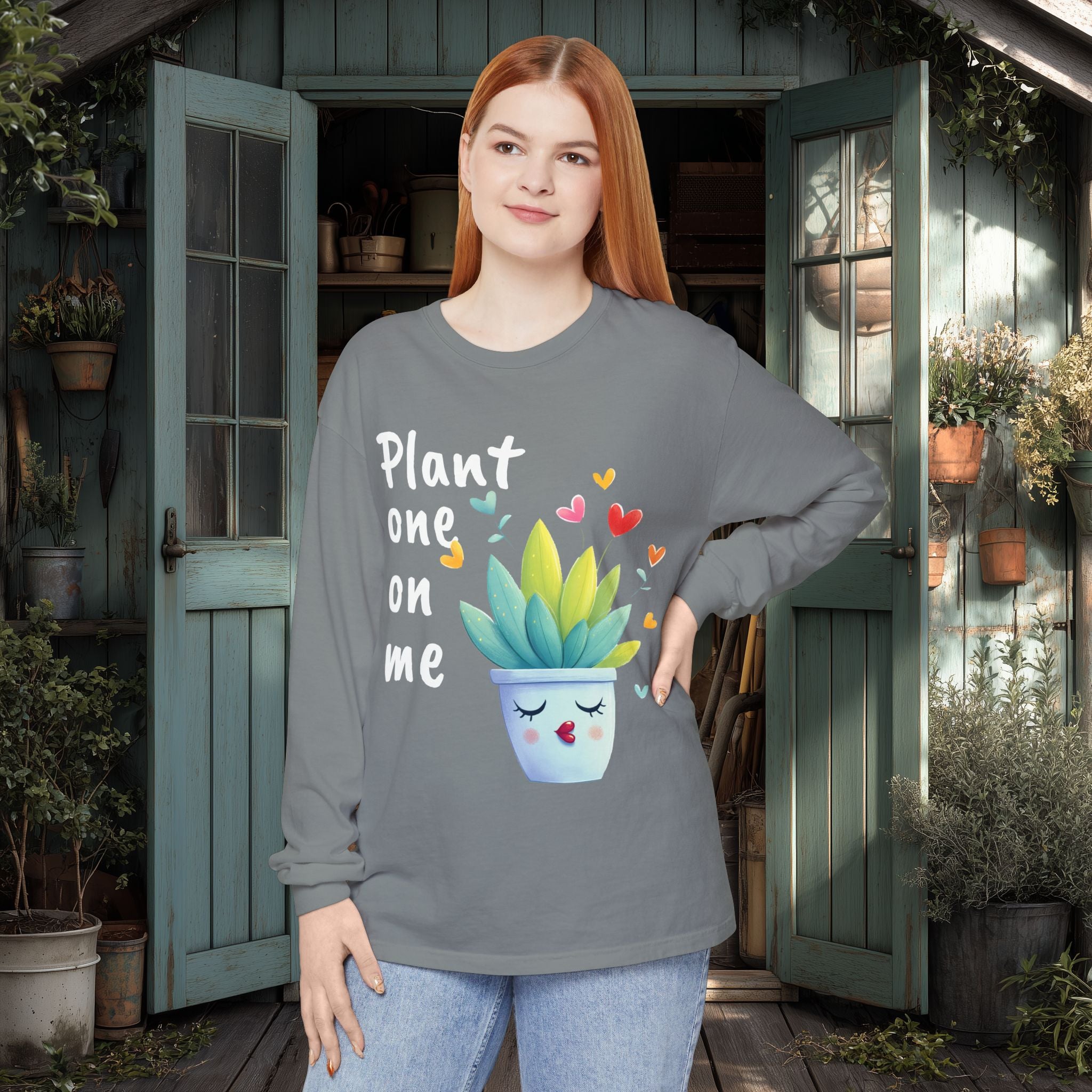 Plant One on Me Long Sleeve T-Shirt