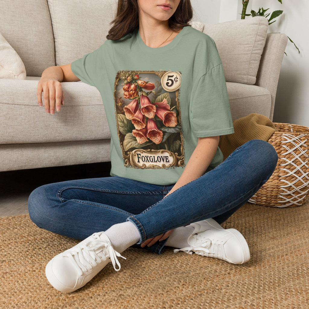 Foxglove Vintage Seed Packet T-Shirt