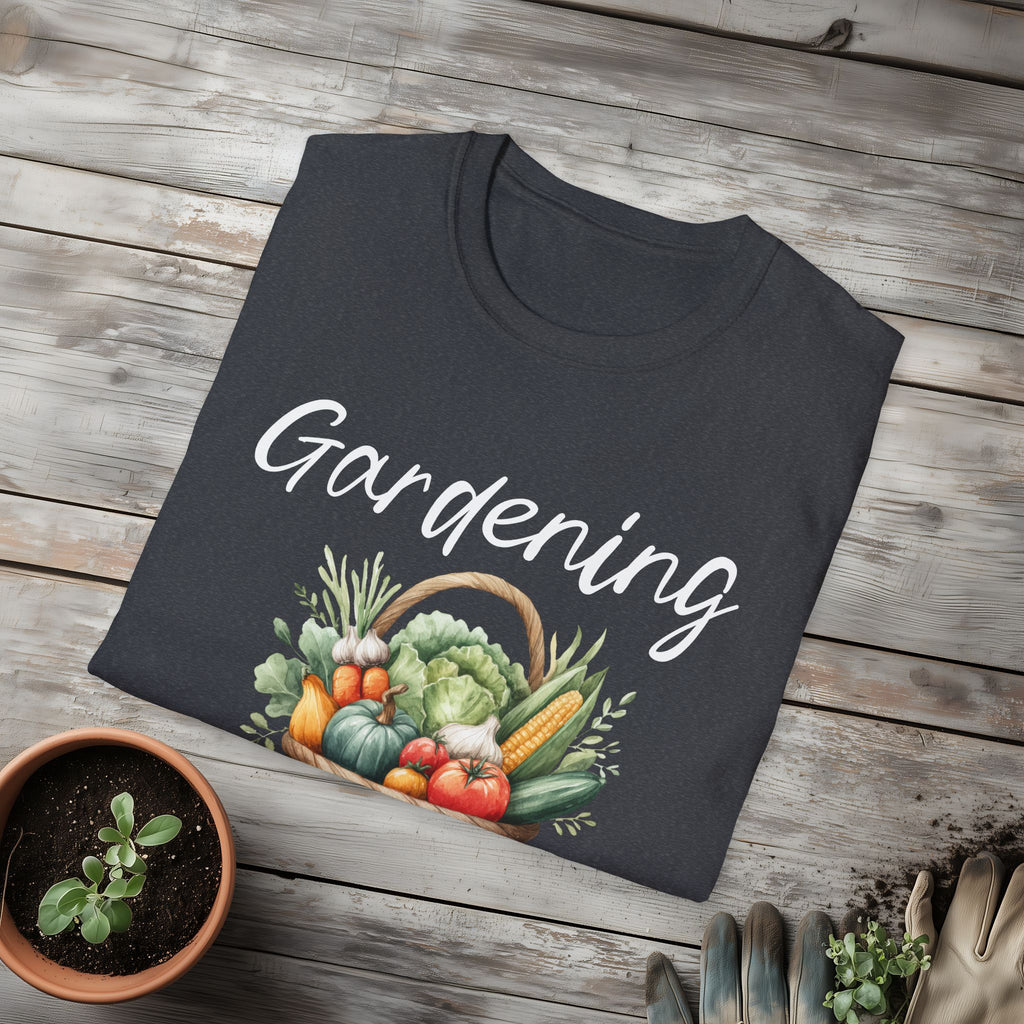Gardening is My Therapy T-Shirt for Gardeners & Nature Lovers